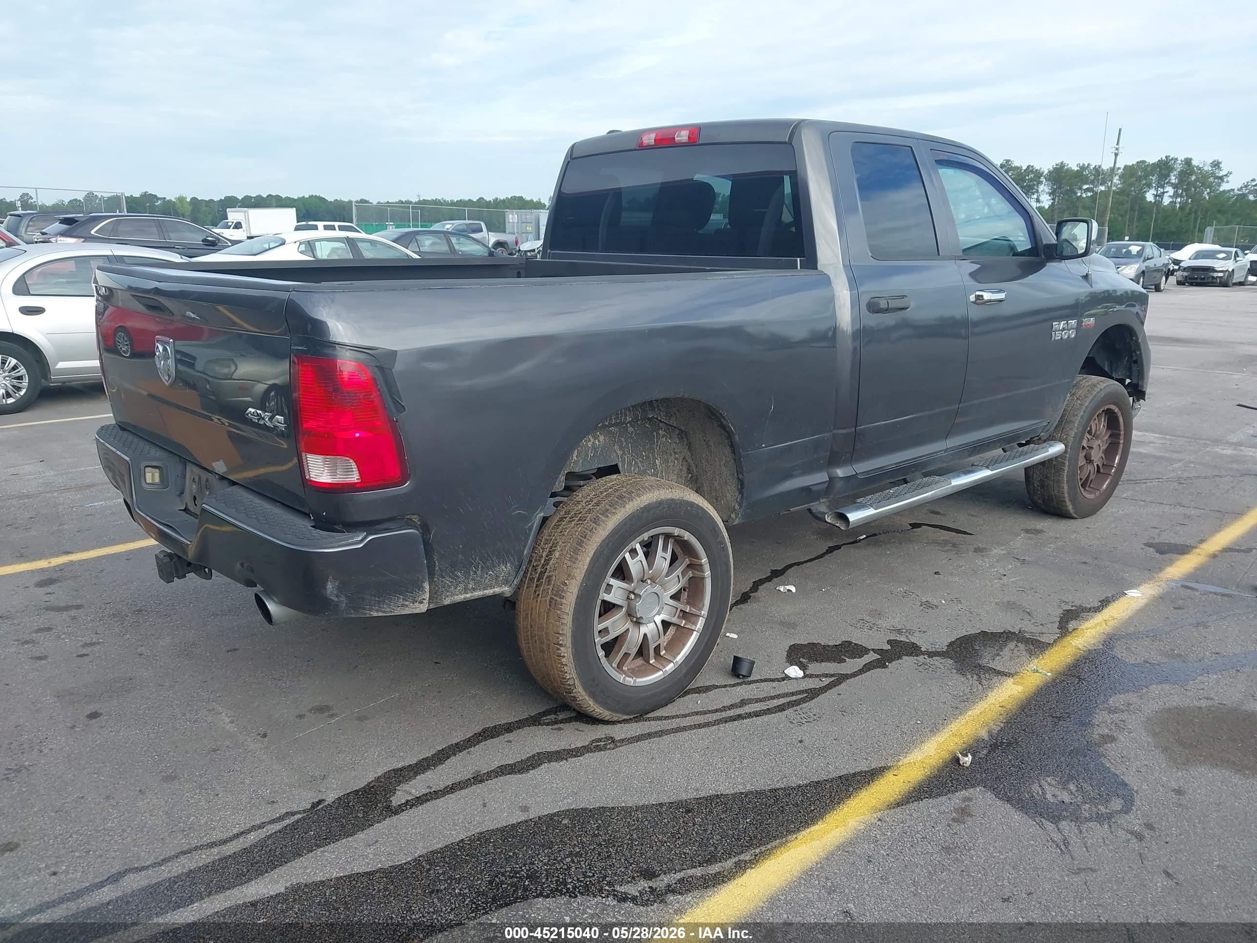 2014 Ram 1500 Express Black vin: 1C6RR7FT0ES202895