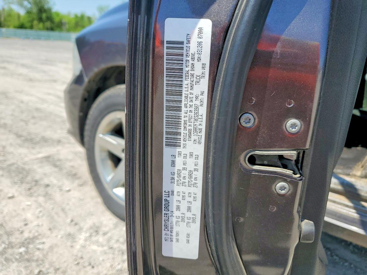 2014 Ram 1500 St Gray vin: 1C6RR7FT0ES263907