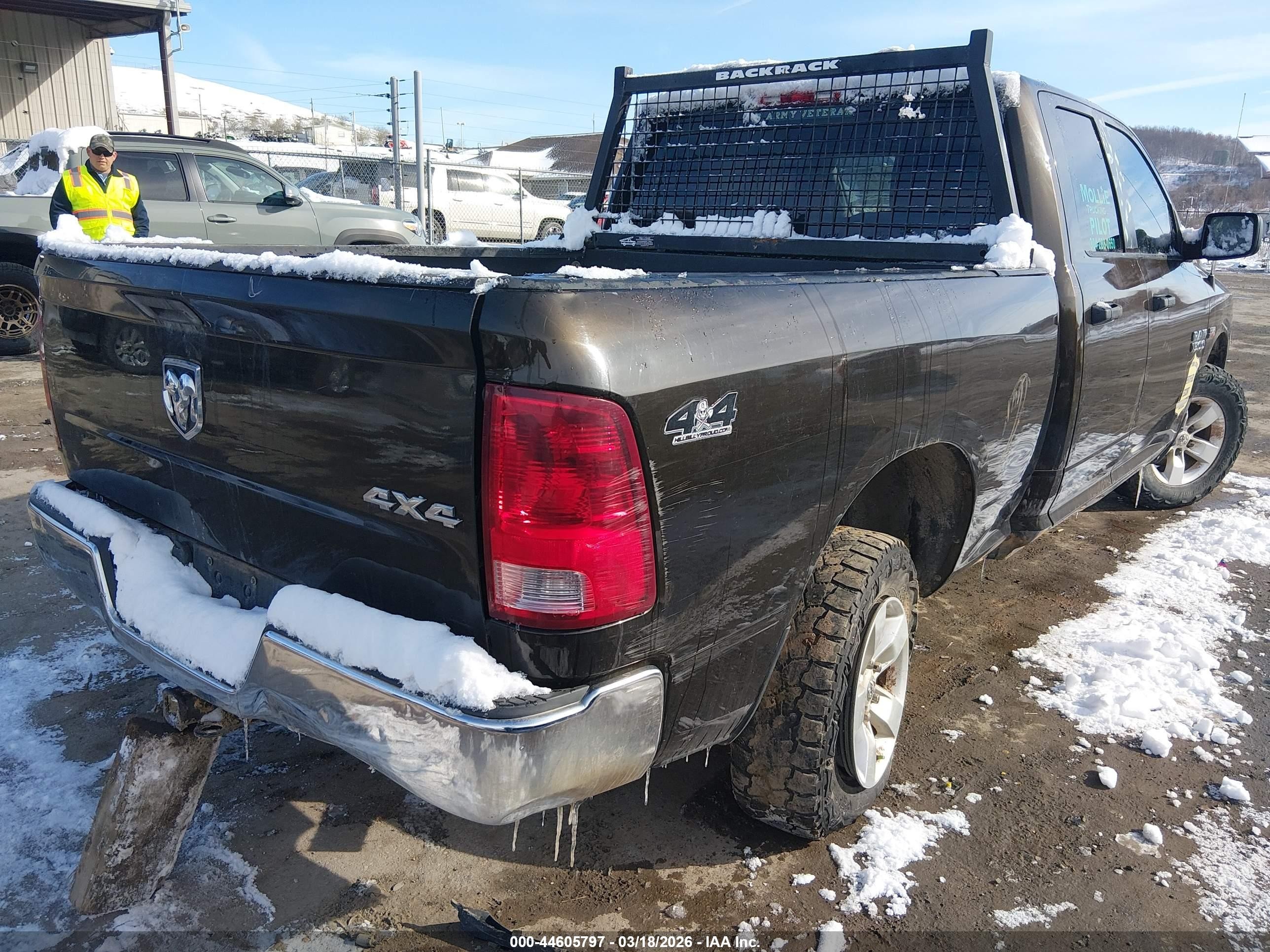 2014 Ram 1500 Tradesman Brown vin: 1C6RR7FT0ES427737