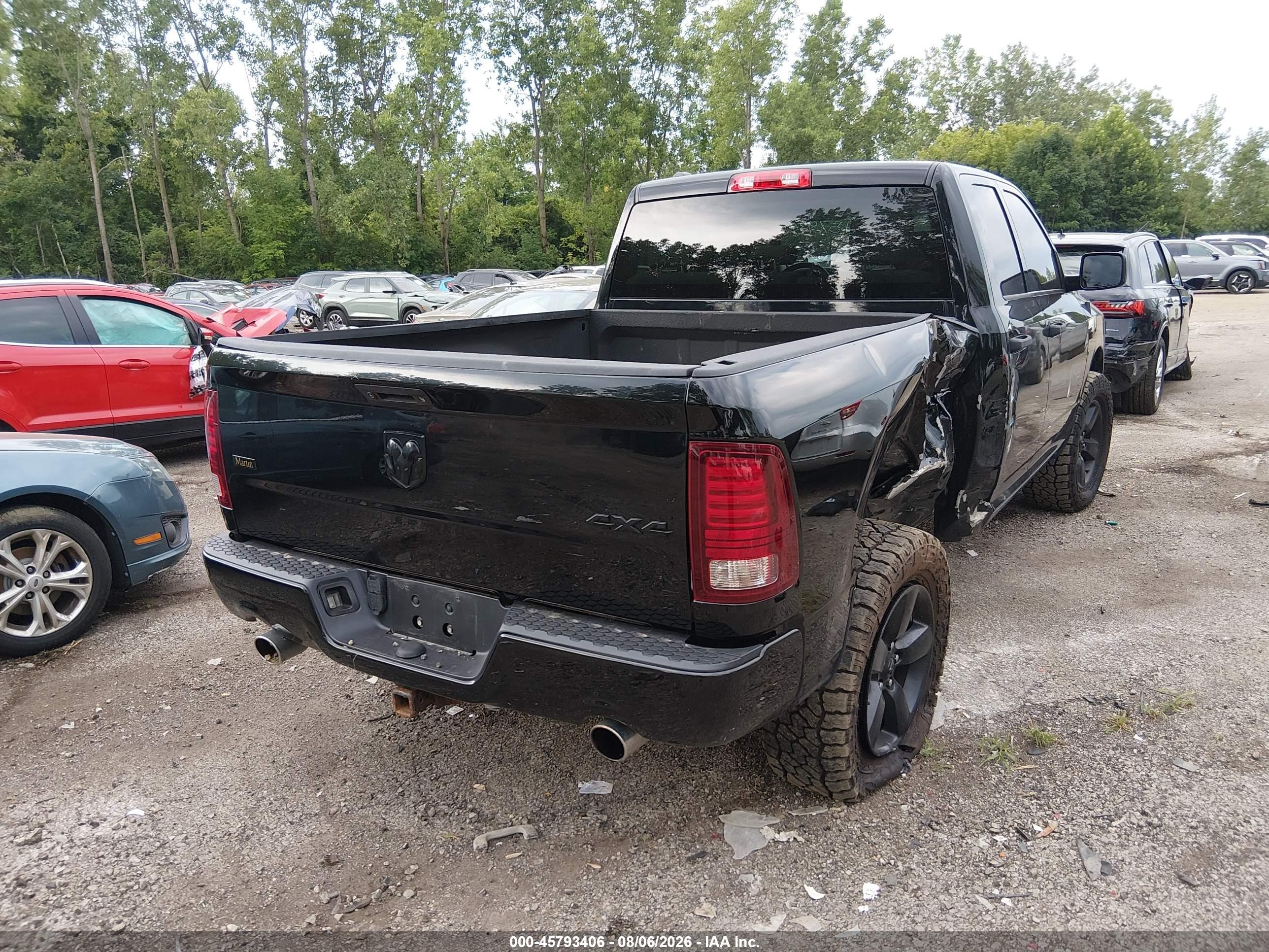 2015 Ram 1500 Express Black vin: 1C6RR7FT0FS599476