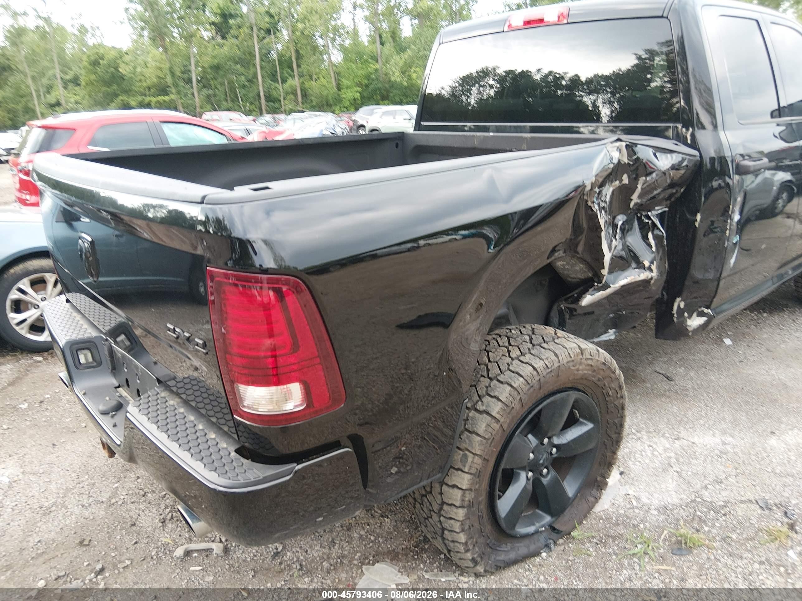 2015 Ram 1500 Express Black vin: 1C6RR7FT0FS599476