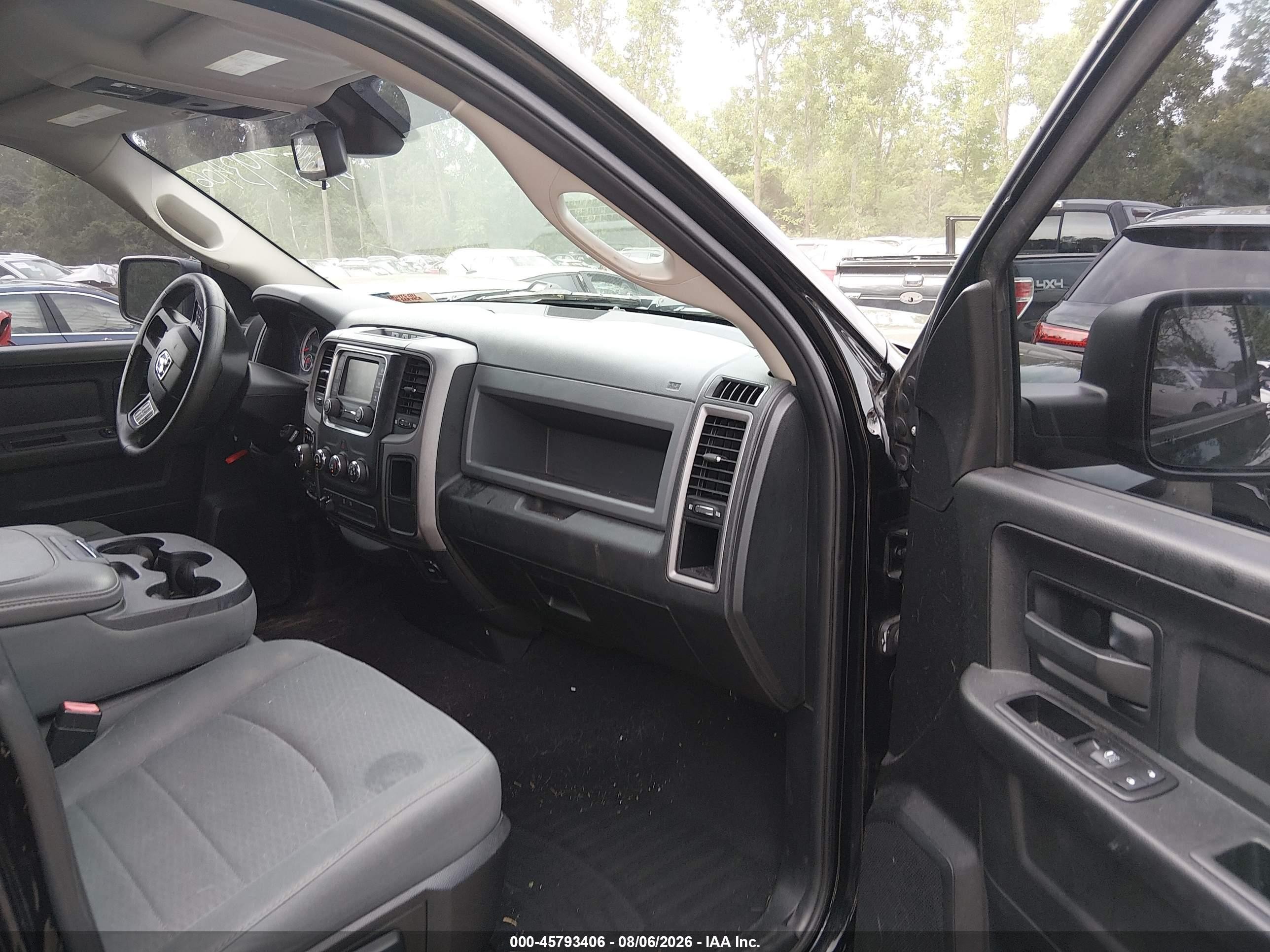2015 Ram 1500 Express Black vin: 1C6RR7FT0FS599476