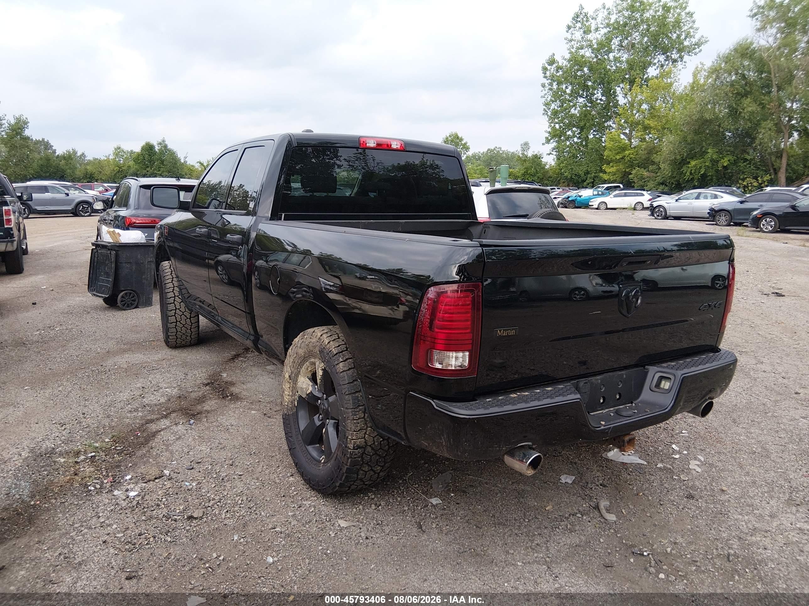 2015 Ram 1500 Express Black vin: 1C6RR7FT0FS599476