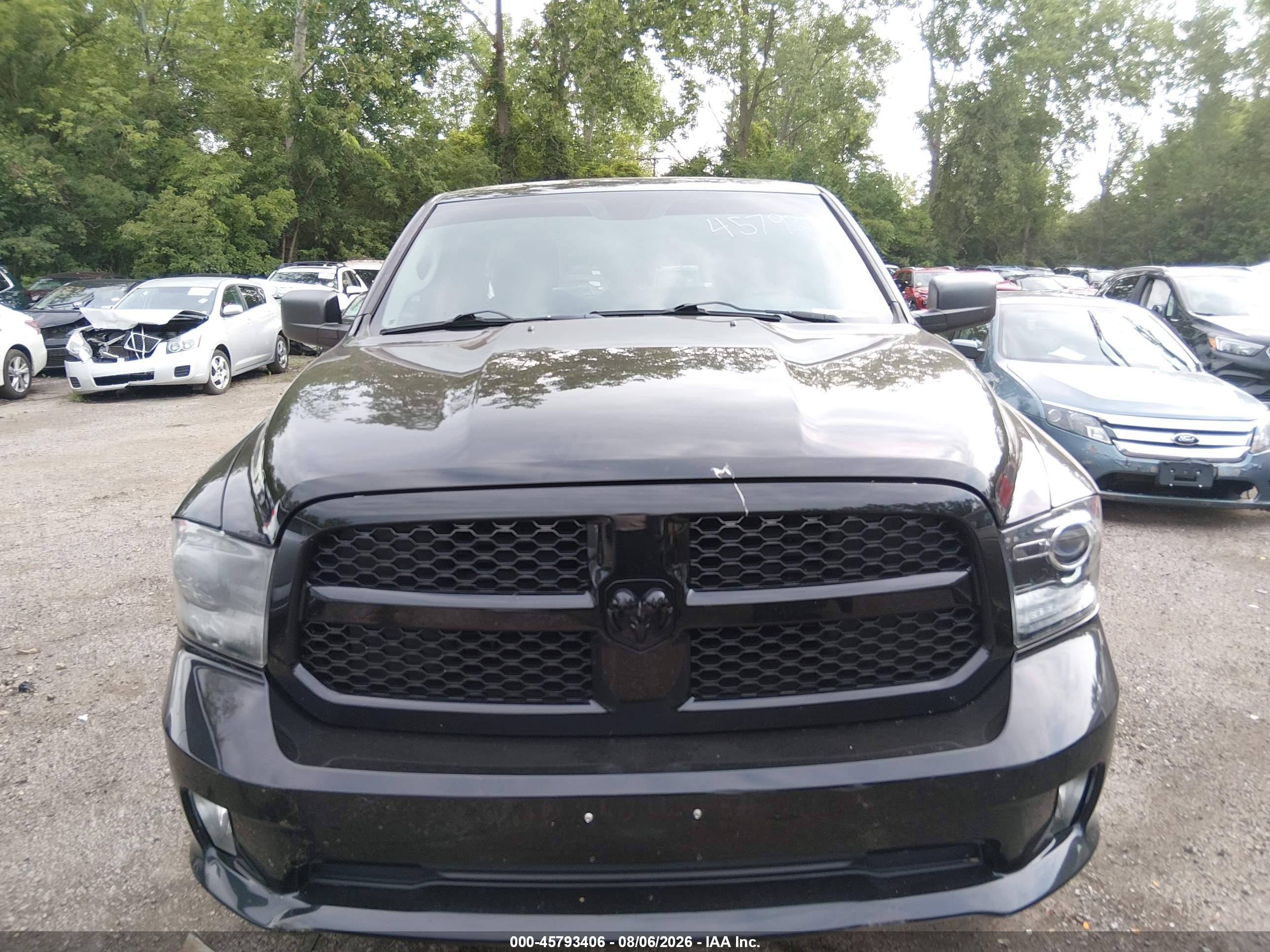 2015 Ram 1500 Express Black vin: 1C6RR7FT0FS599476