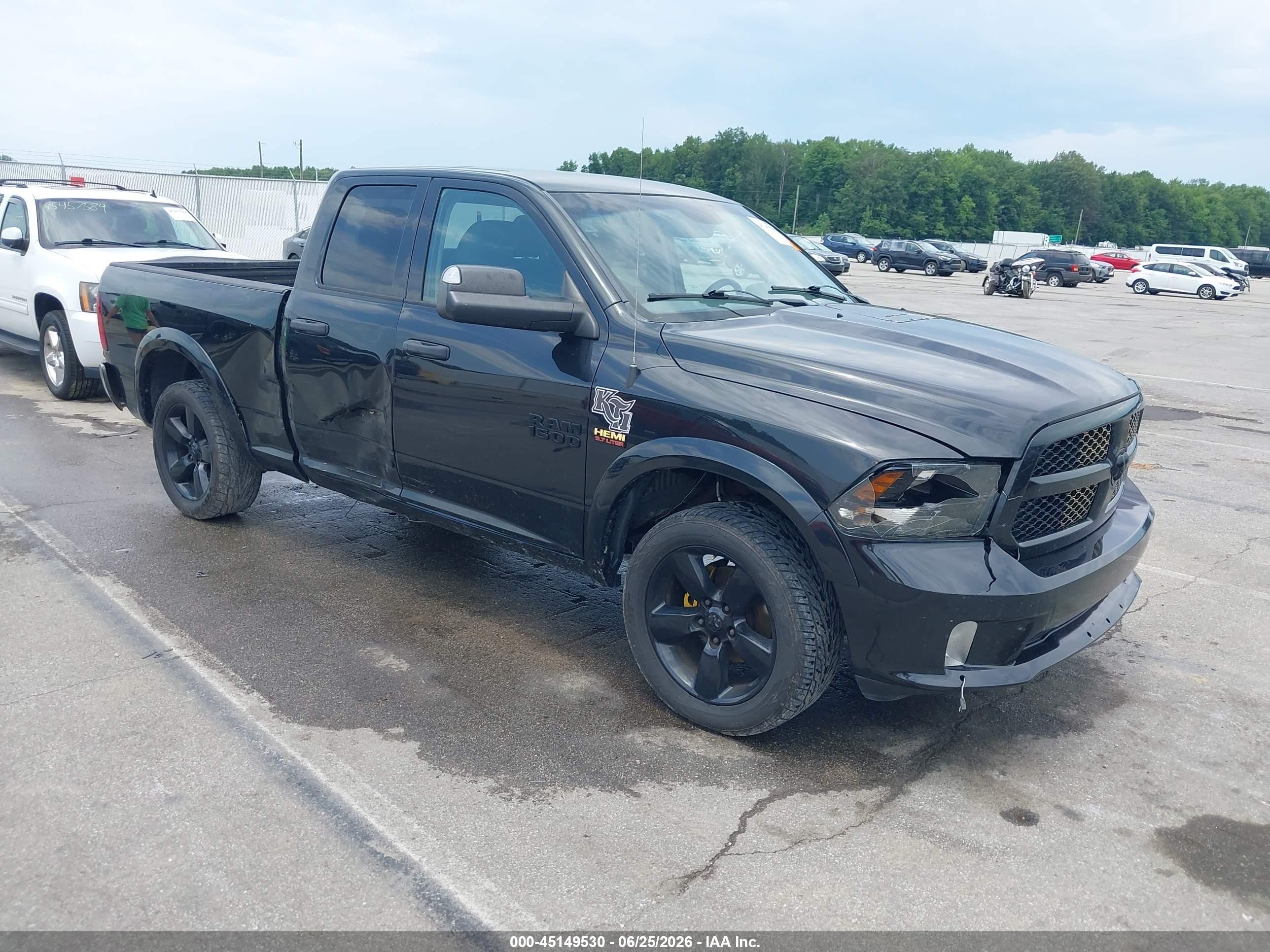 2015 Ram 1500 Express Black vin: 1C6RR7FT0FS683216