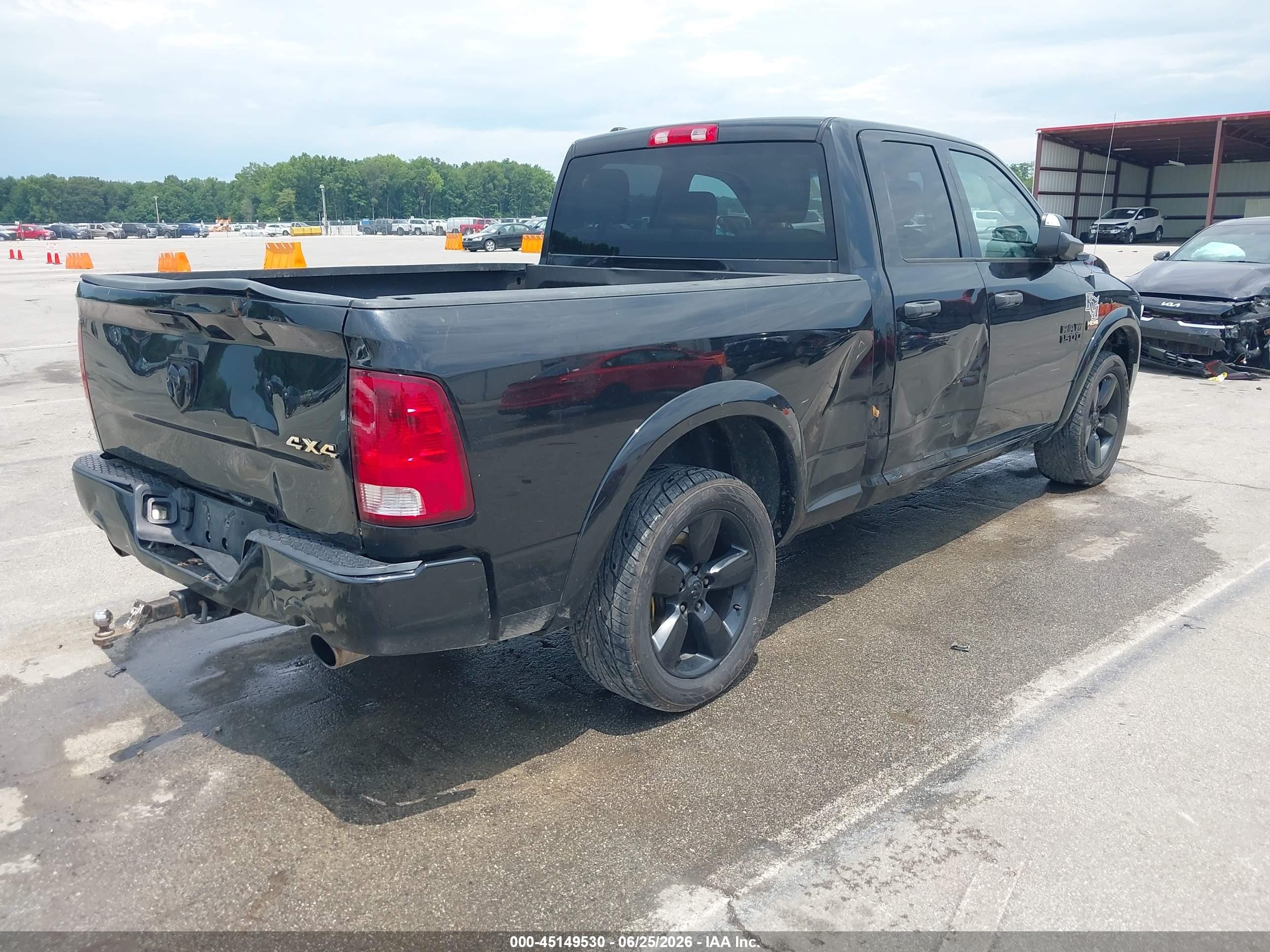 2015 Ram 1500 Express Black vin: 1C6RR7FT0FS683216