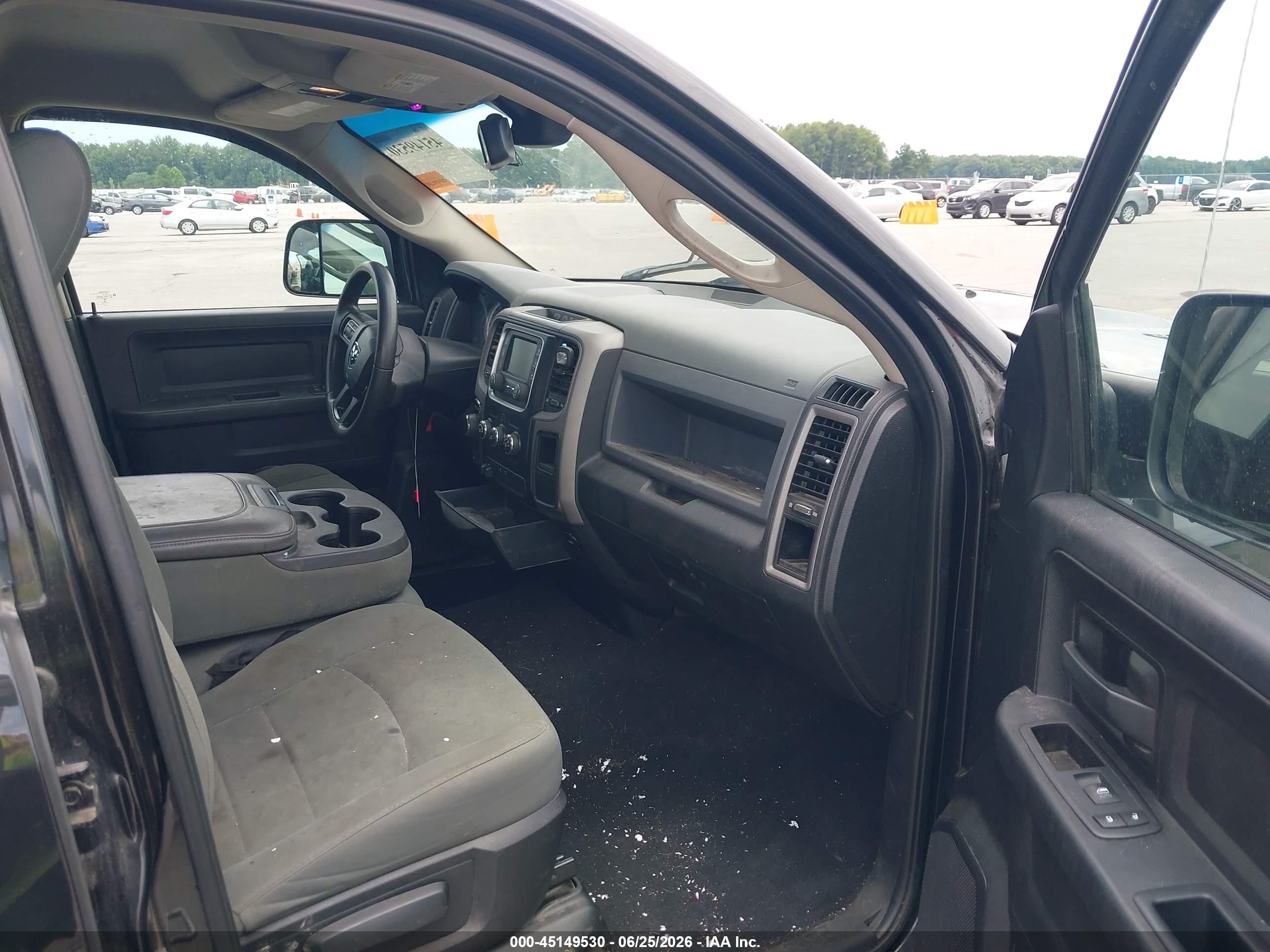 2015 Ram 1500 Express Black vin: 1C6RR7FT0FS683216