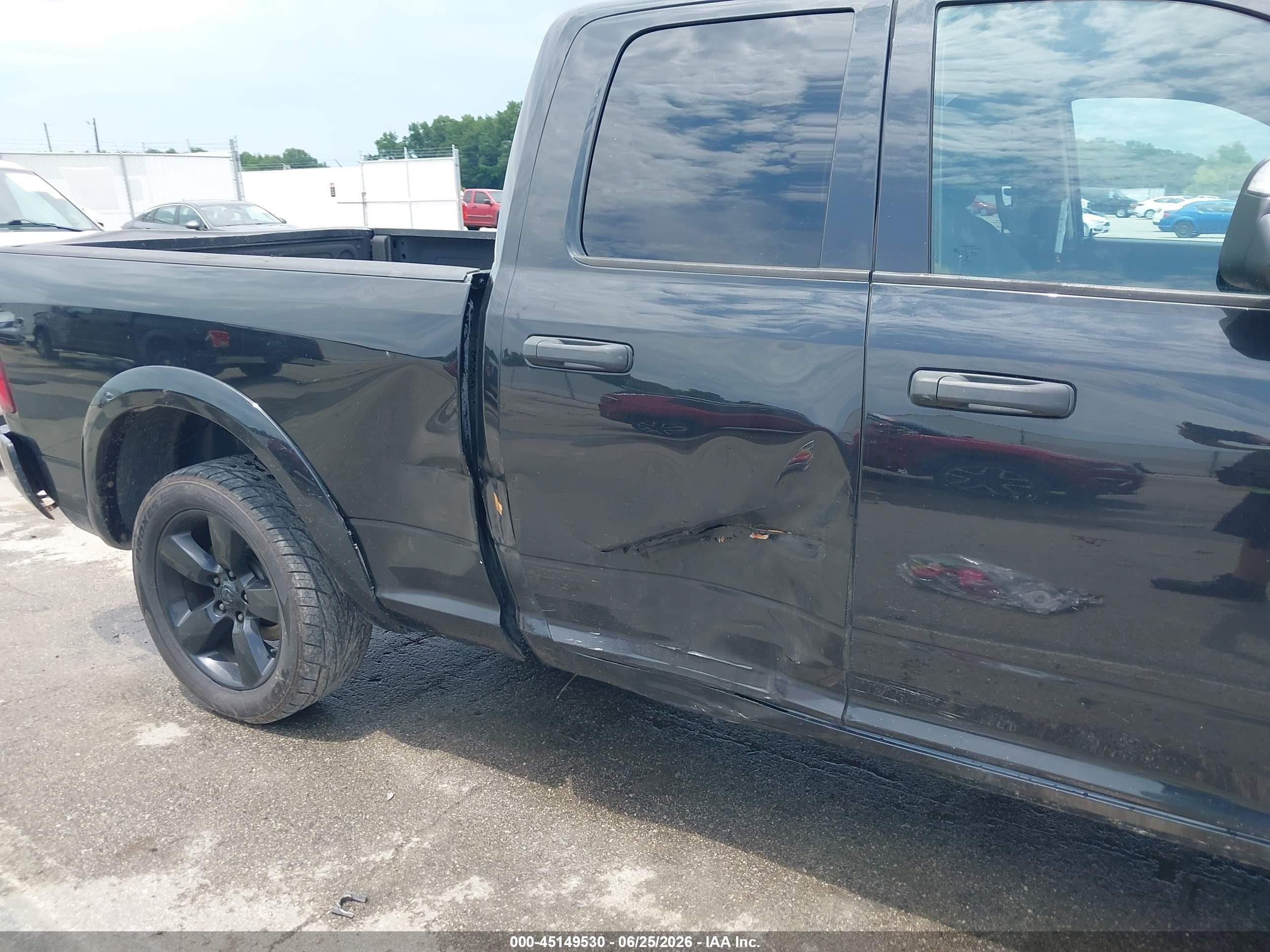 2015 Ram 1500 Express Black vin: 1C6RR7FT0FS683216
