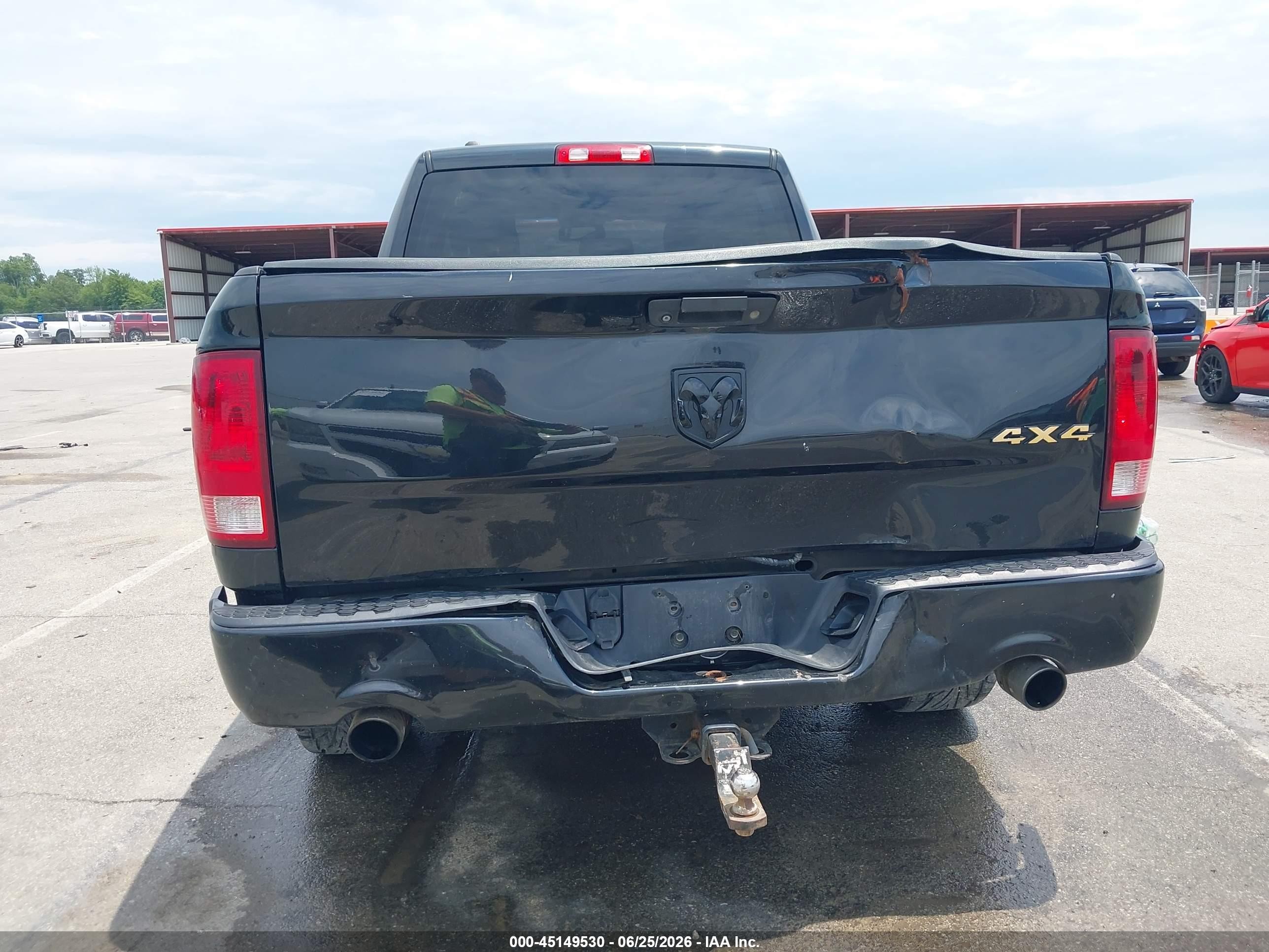 2015 Ram 1500 Express Black vin: 1C6RR7FT0FS683216