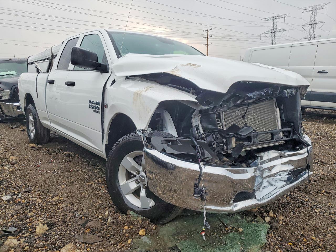 2022 Ram 1500 Classic Tradesman White vin: 1C6RR7FT0NS230552