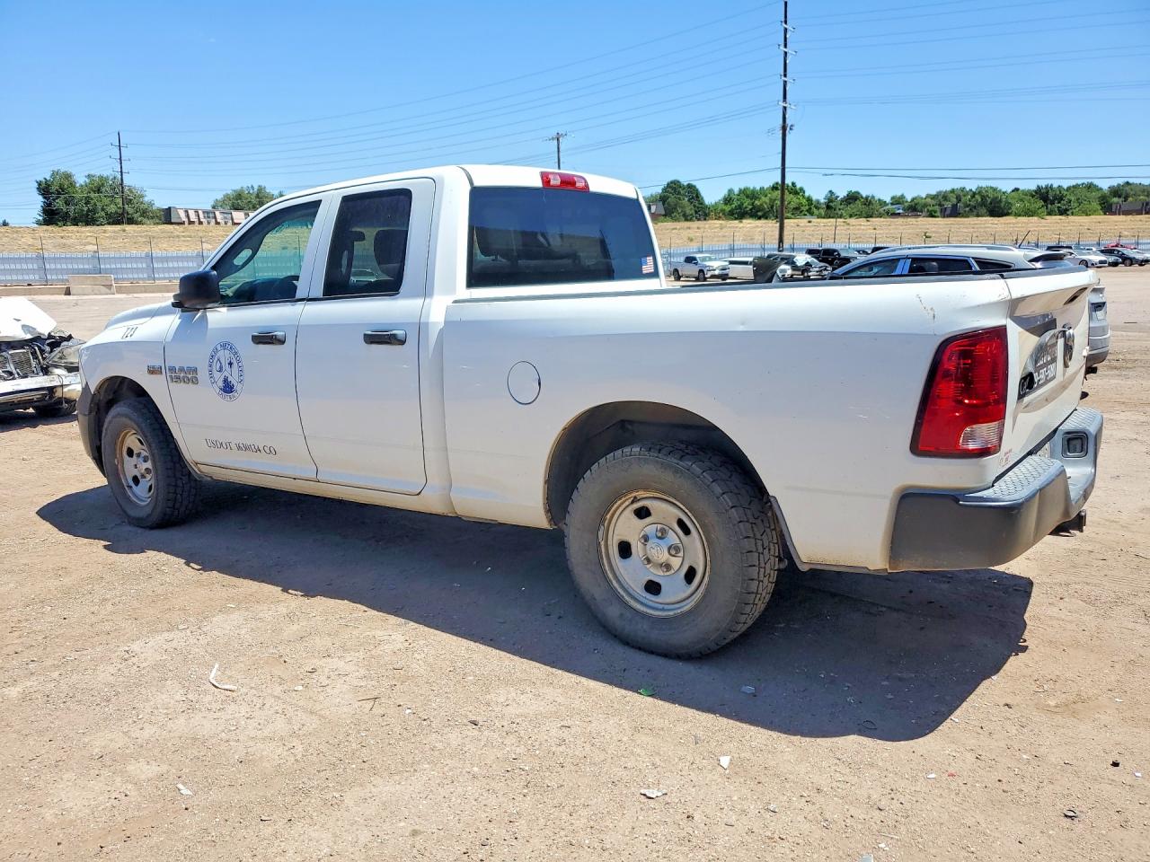2013 Ram 1500 St White vin: 1C6RR7FT1DS698496