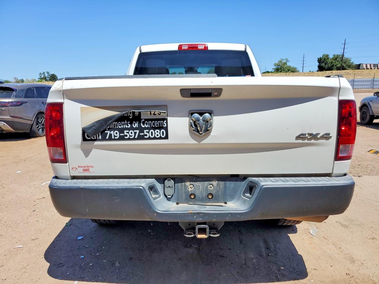 2013 Ram 1500 St White vin: 1C6RR7FT1DS698496