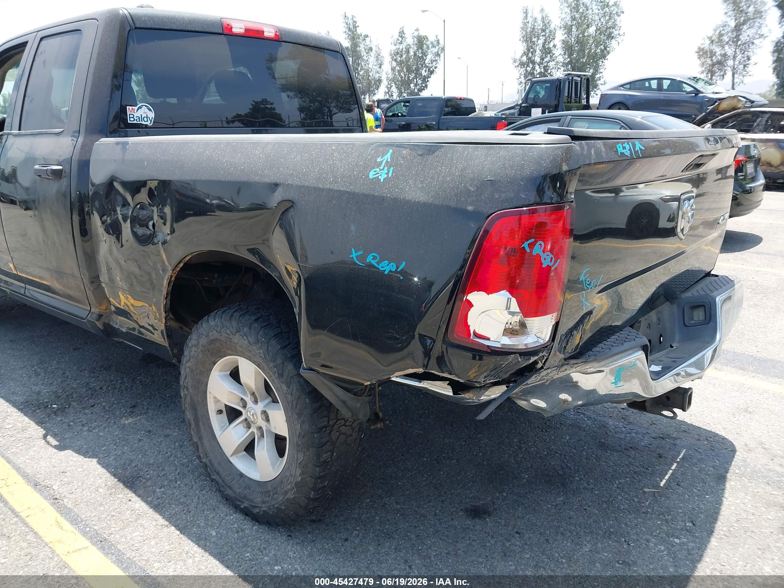 2013 Ram 1500 St Black vin: 1C6RR7FT1DS717838