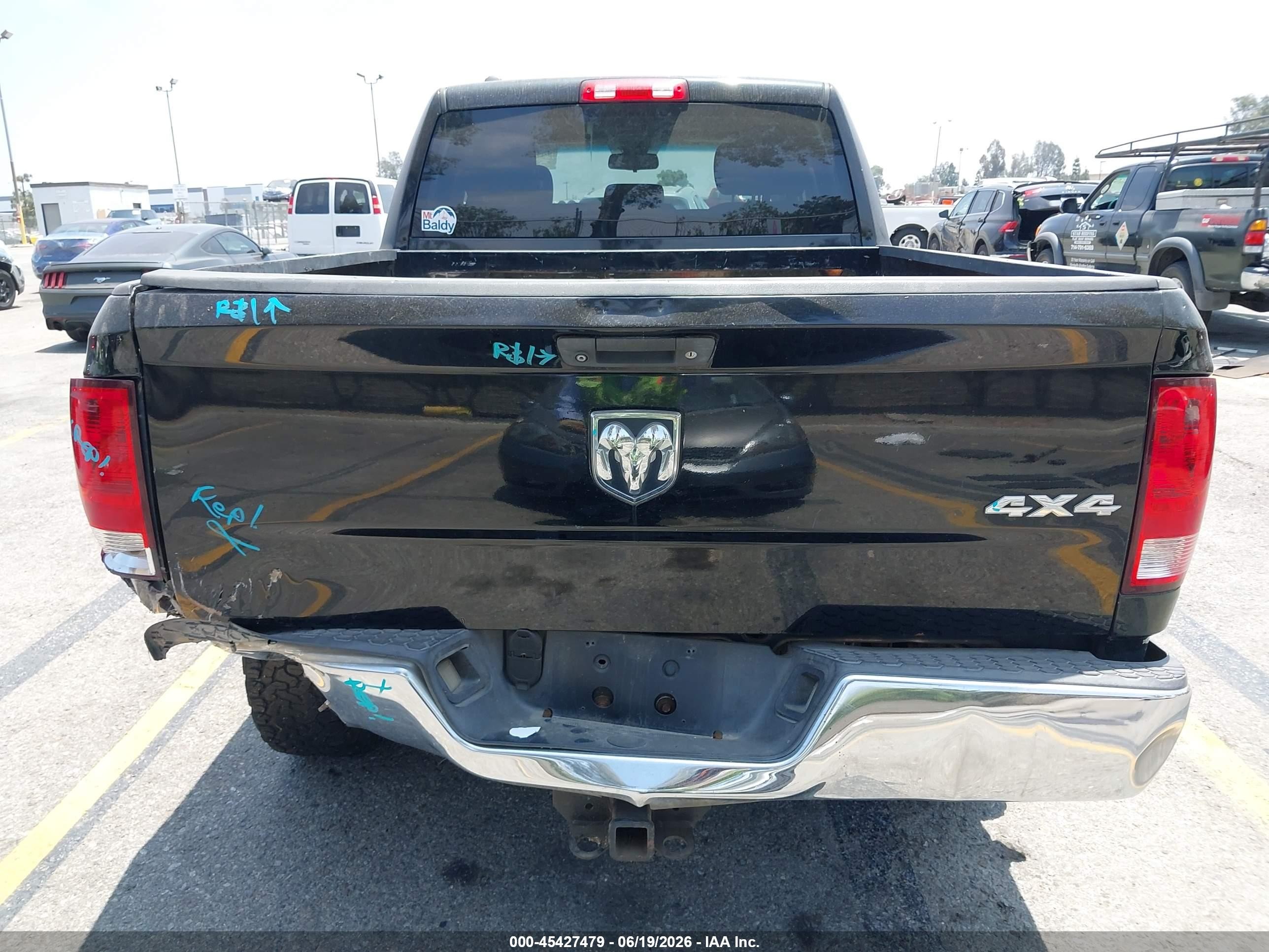 2013 Ram 1500 St Black vin: 1C6RR7FT1DS717838