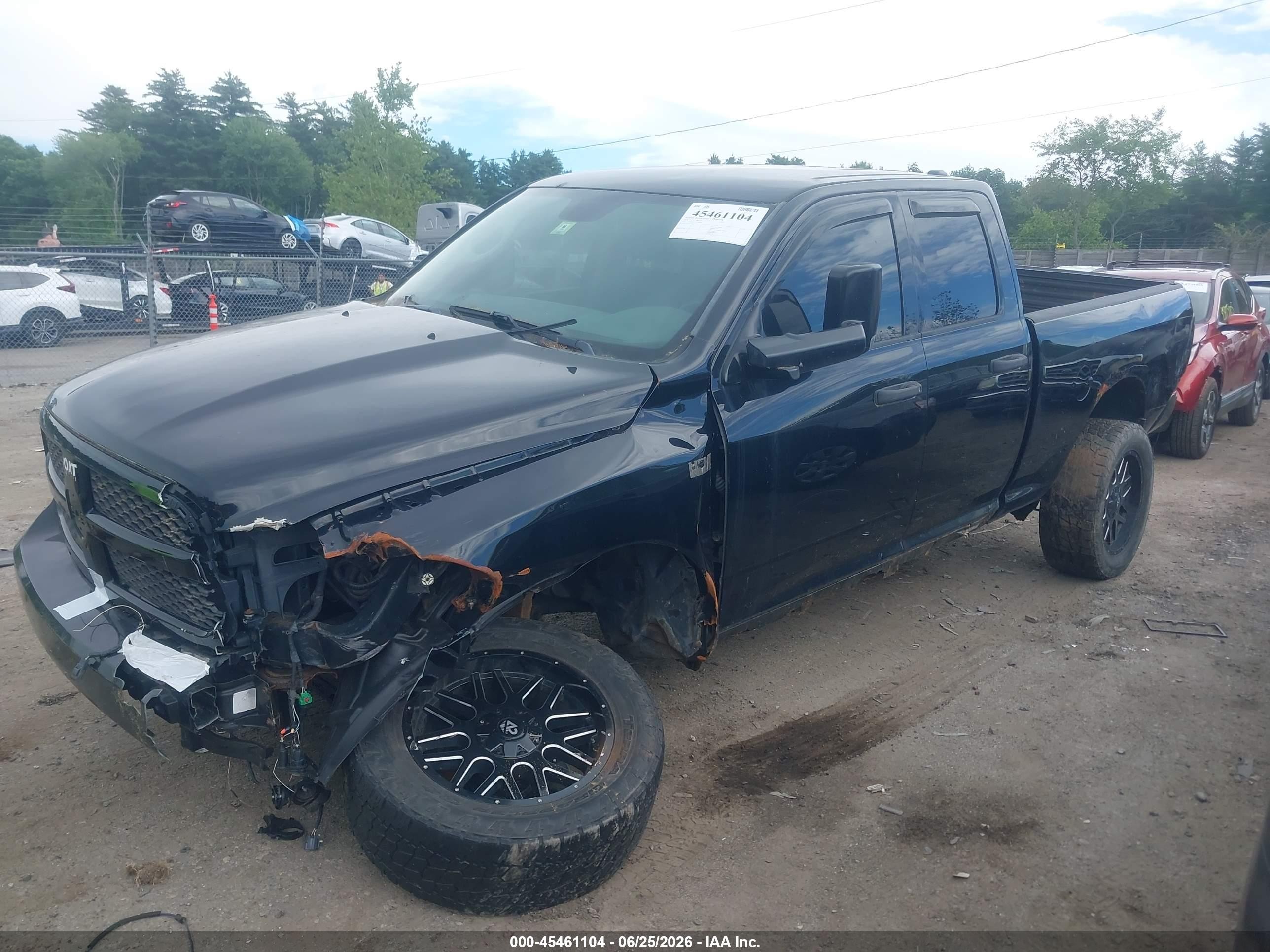 2014 Ram 1500 Express Black vin: 1C6RR7FT1ES118407