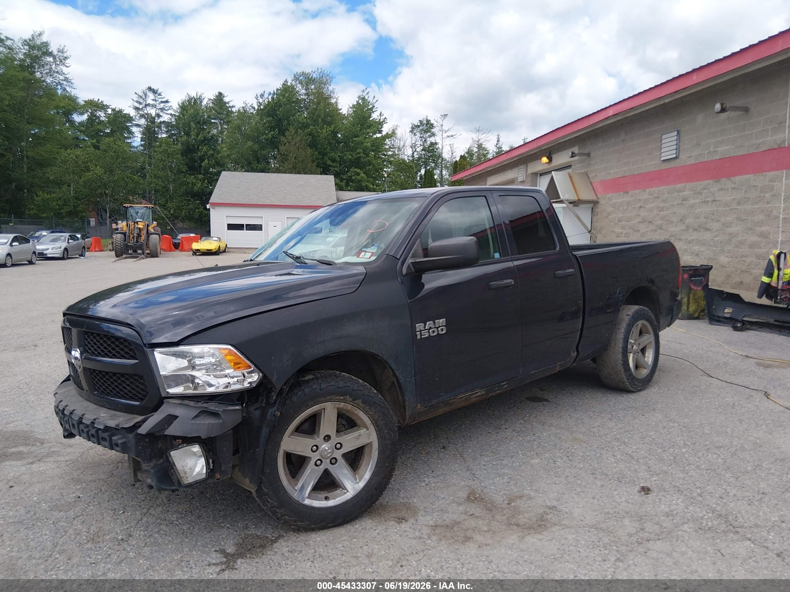 2014 Ram 1500 Express Black vin: 1C6RR7FT1ES321958