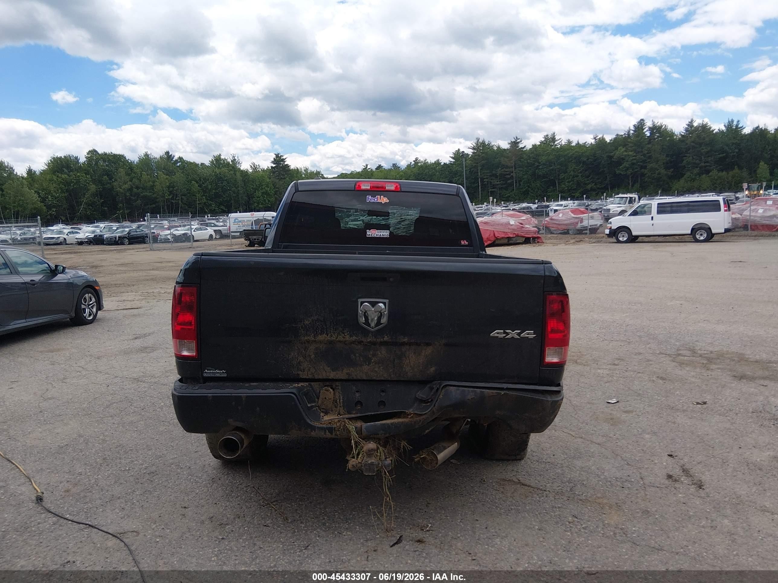 2014 Ram 1500 Express Black vin: 1C6RR7FT1ES321958