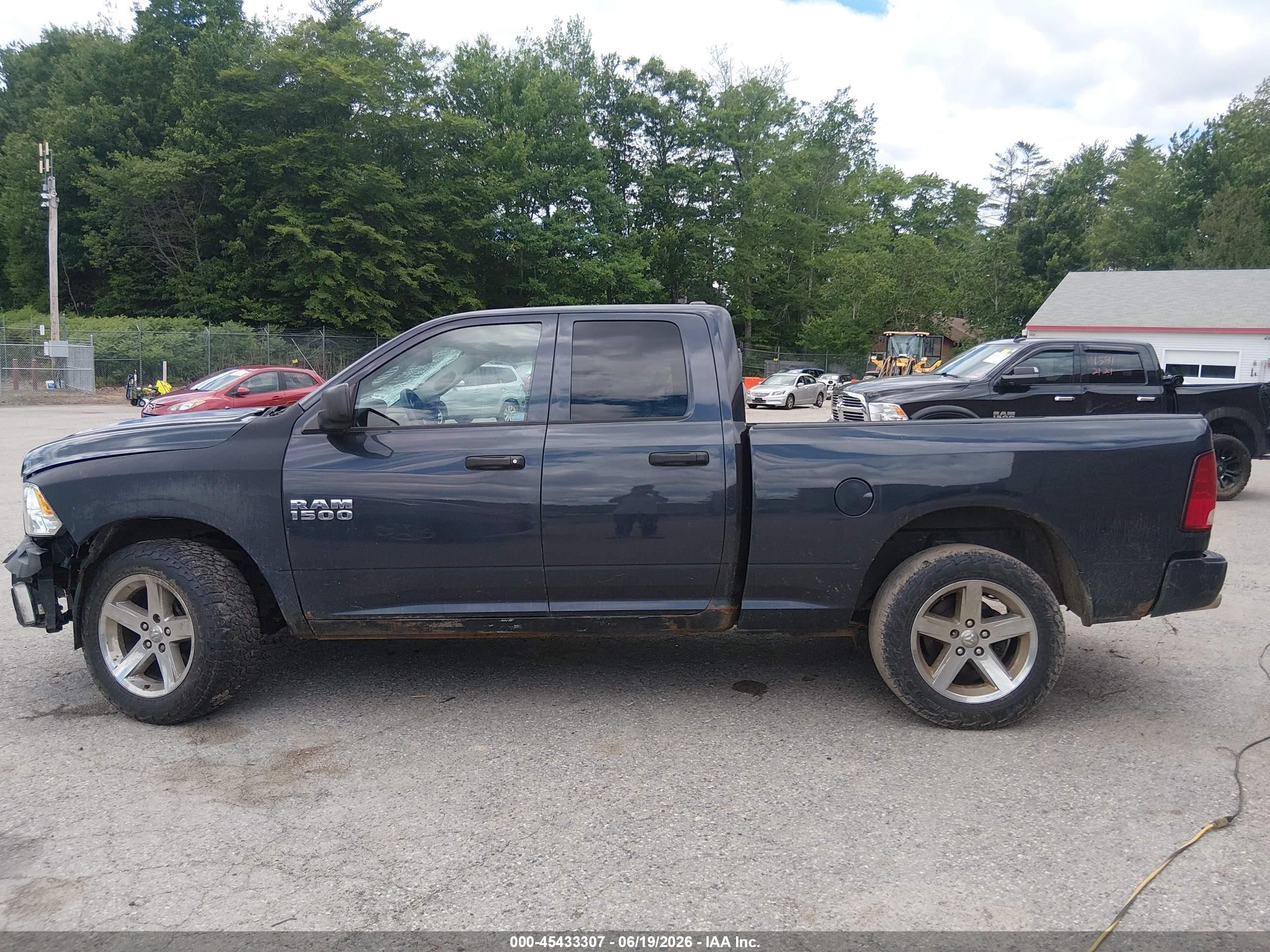 2014 Ram 1500 Express Black vin: 1C6RR7FT1ES321958