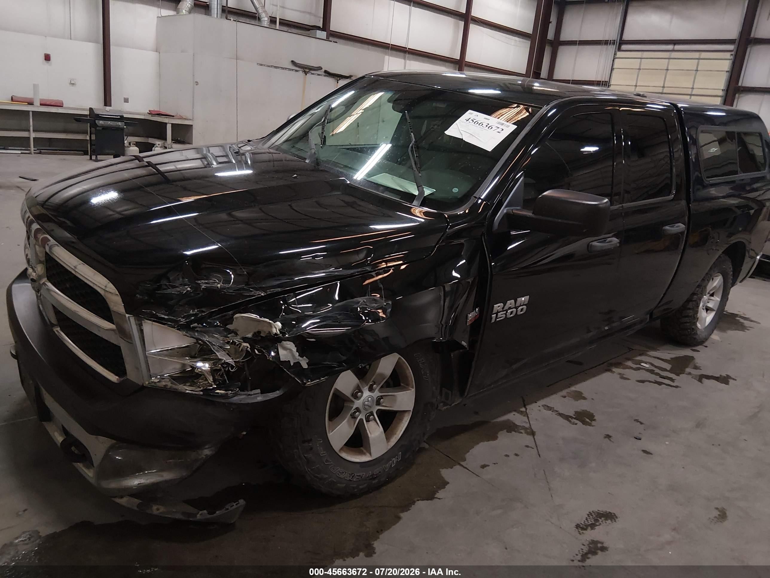 2014 Ram 1500 St Black vin: 1C6RR7FT1ES341577