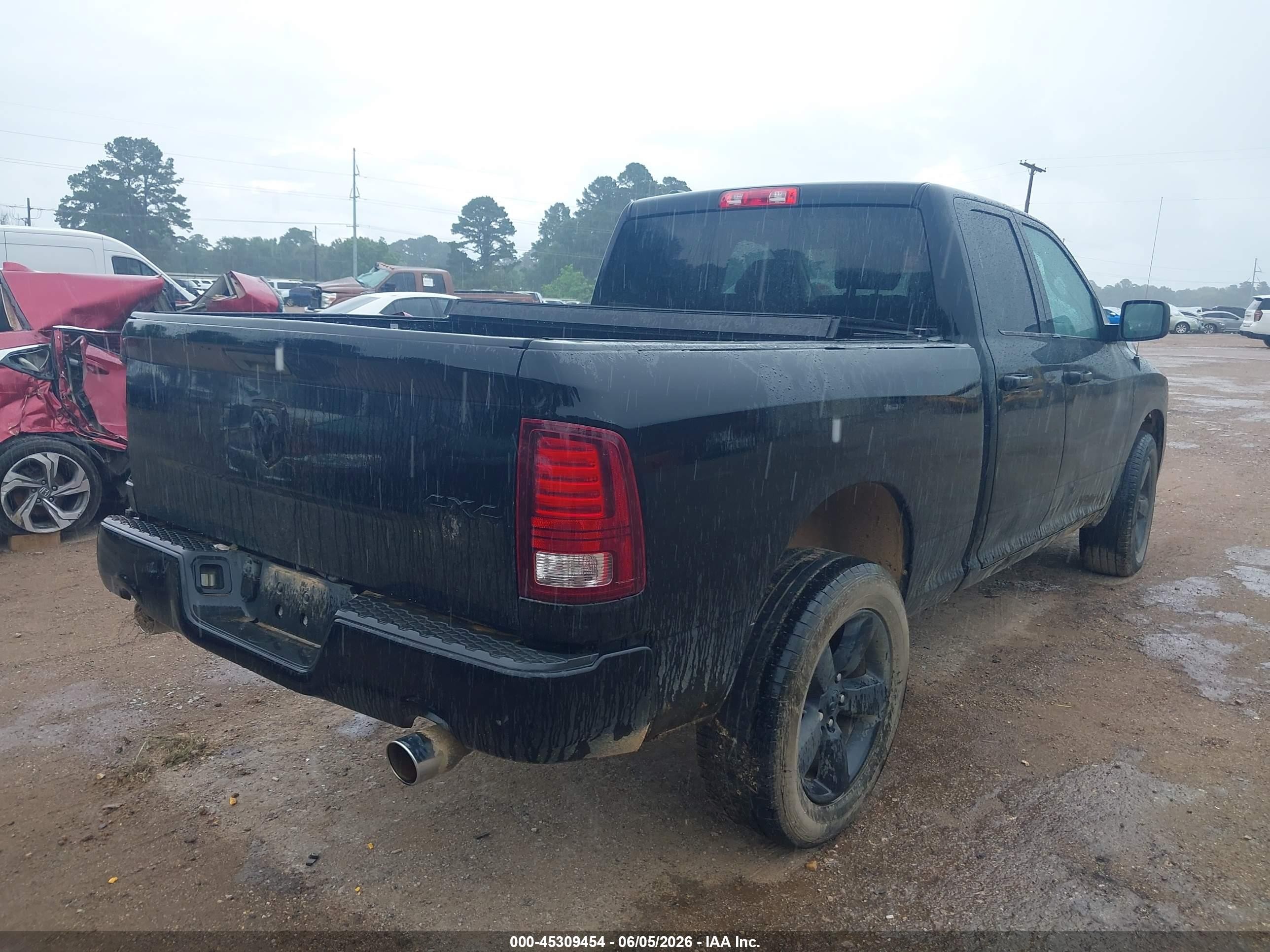2014 Ram 1500 Express Черный vin: 1C6RR7FT1ES349971