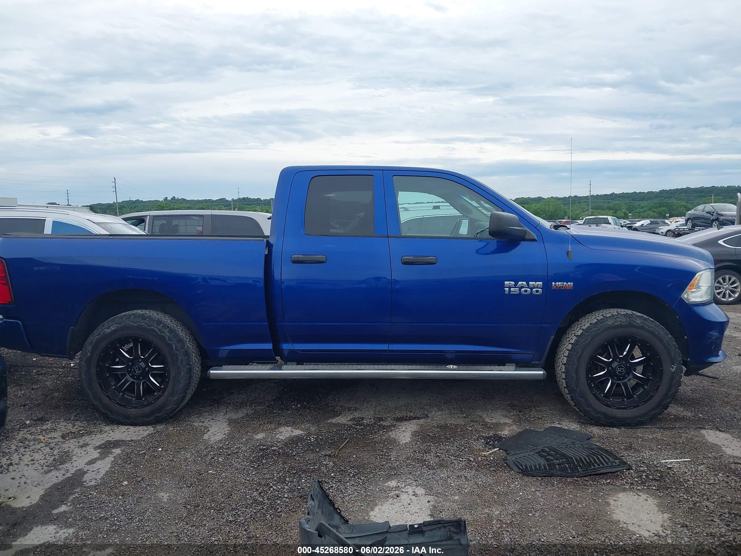 2014 Ram 1500 Express Blue vin: 1C6RR7FT1ES354717