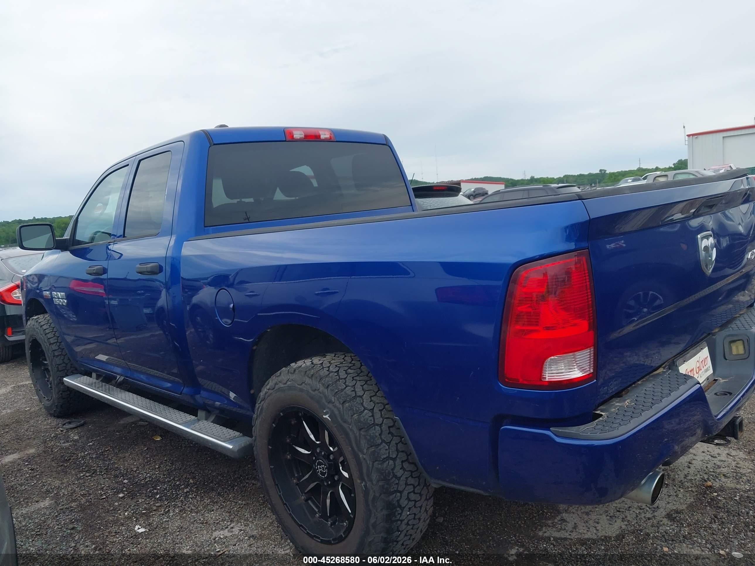2014 Ram 1500 Express Blue vin: 1C6RR7FT1ES354717