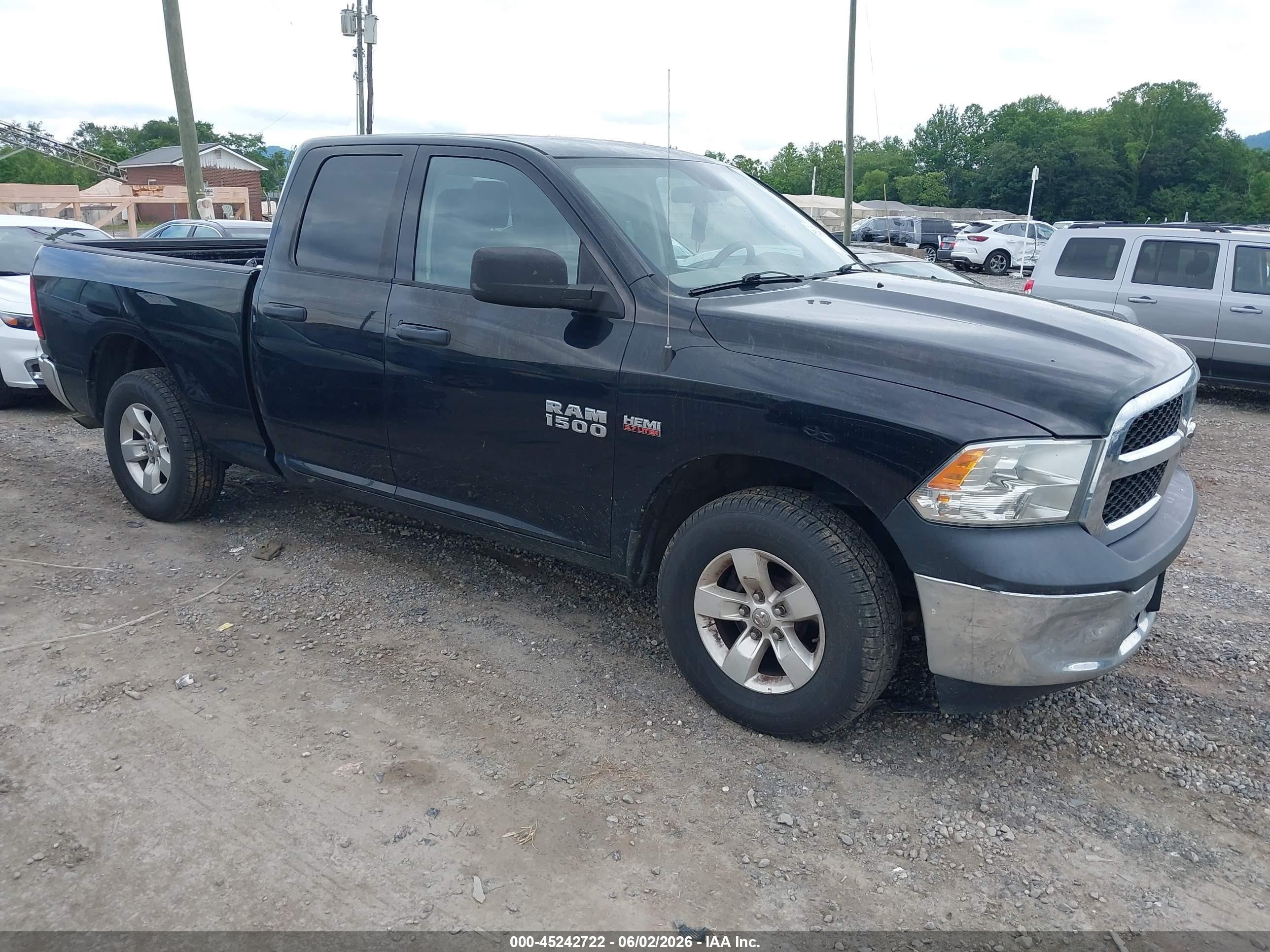 2014 Ram 1500 St Black vin: 1C6RR7FT1ES442246