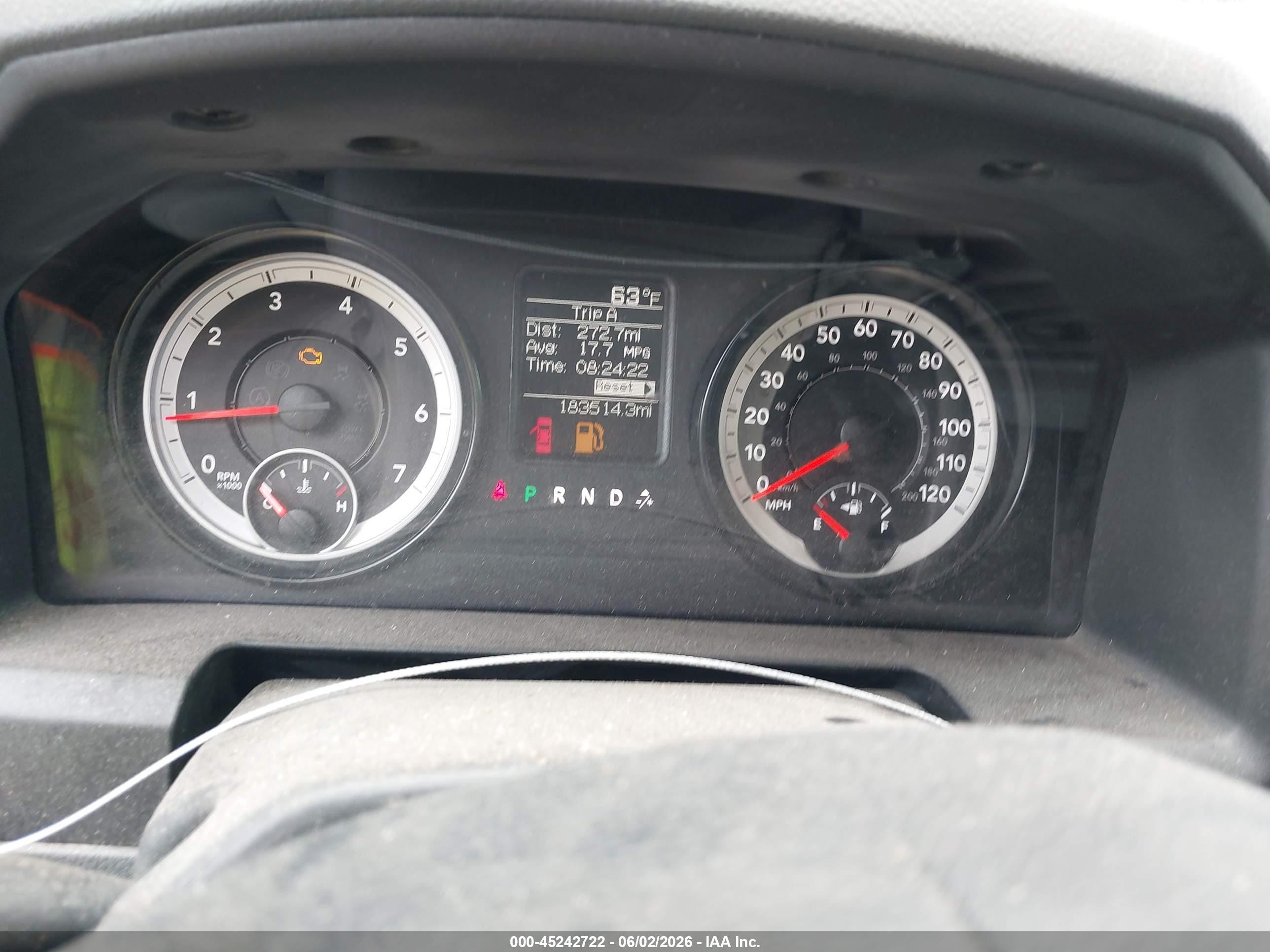 2014 Ram 1500 St Black vin: 1C6RR7FT1ES442246