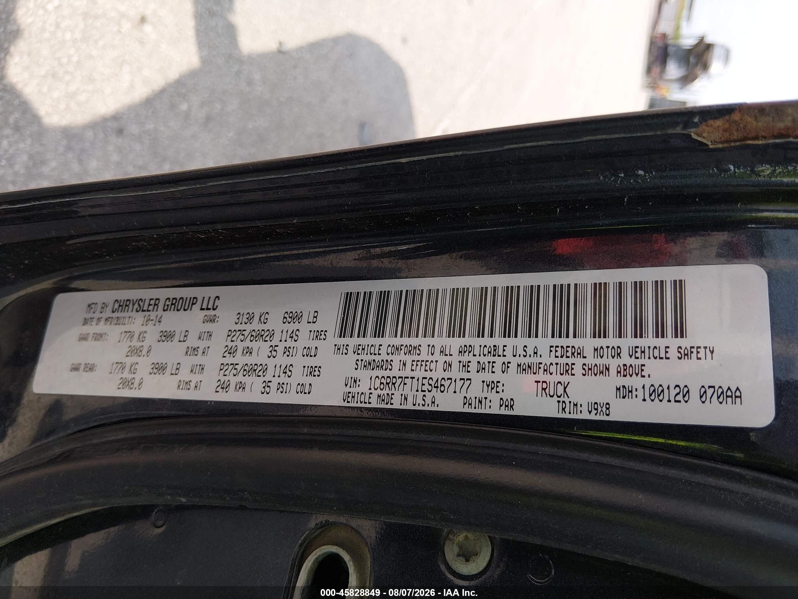2014 Ram 1500 Express Dark Blue vin: 1C6RR7FT1ES467177