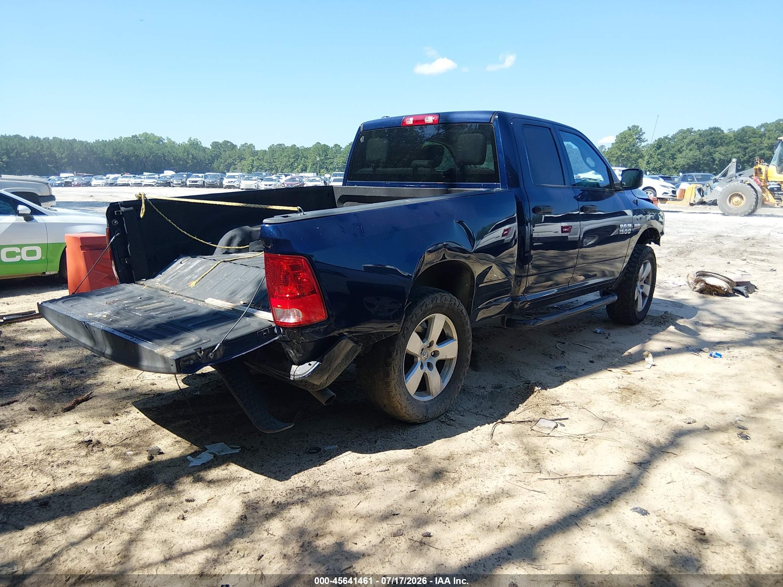 2015 Ram 1500 Tradesman Синий vin: 1C6RR7FT1FS670796
