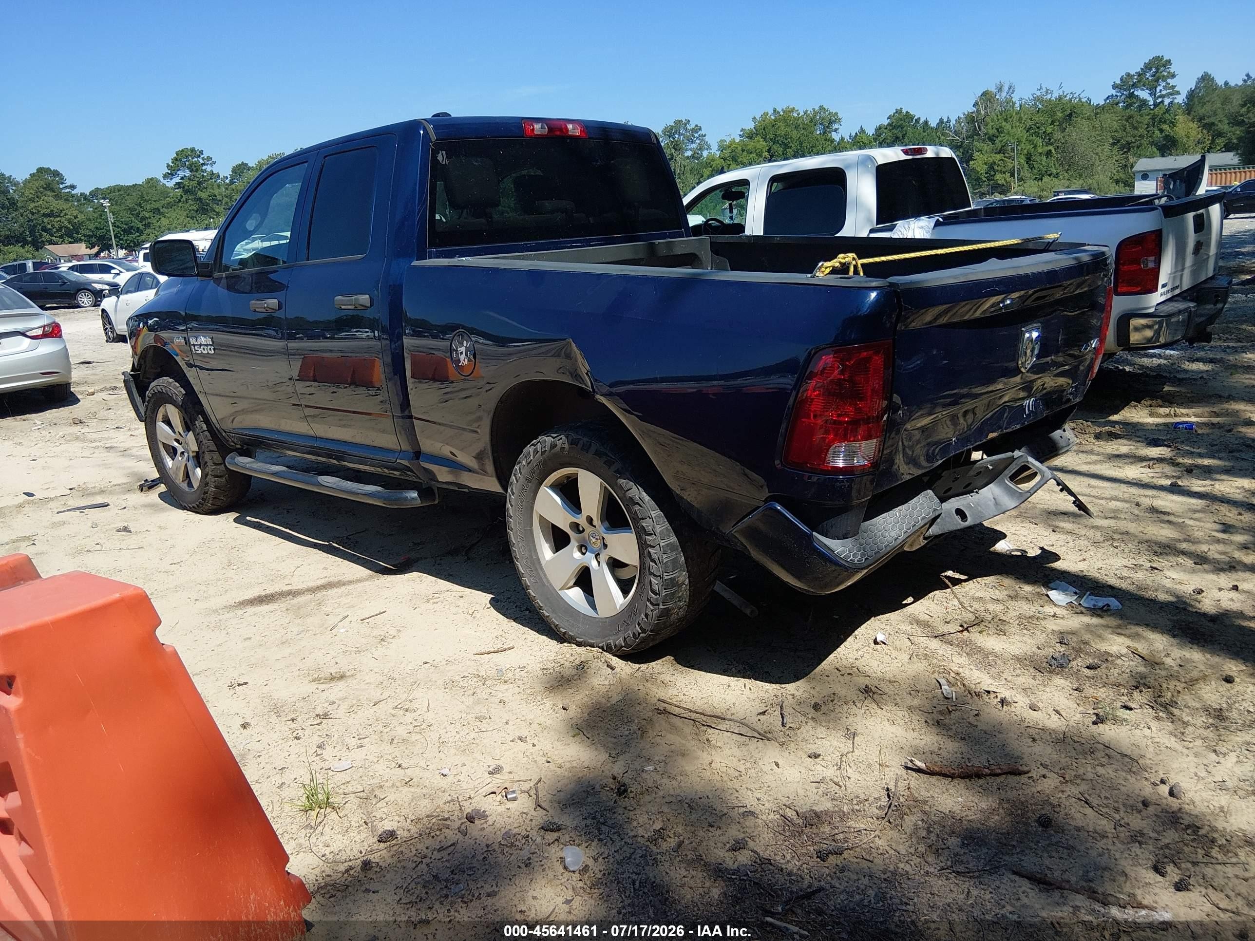 2015 Ram 1500 Tradesman Синий vin: 1C6RR7FT1FS670796