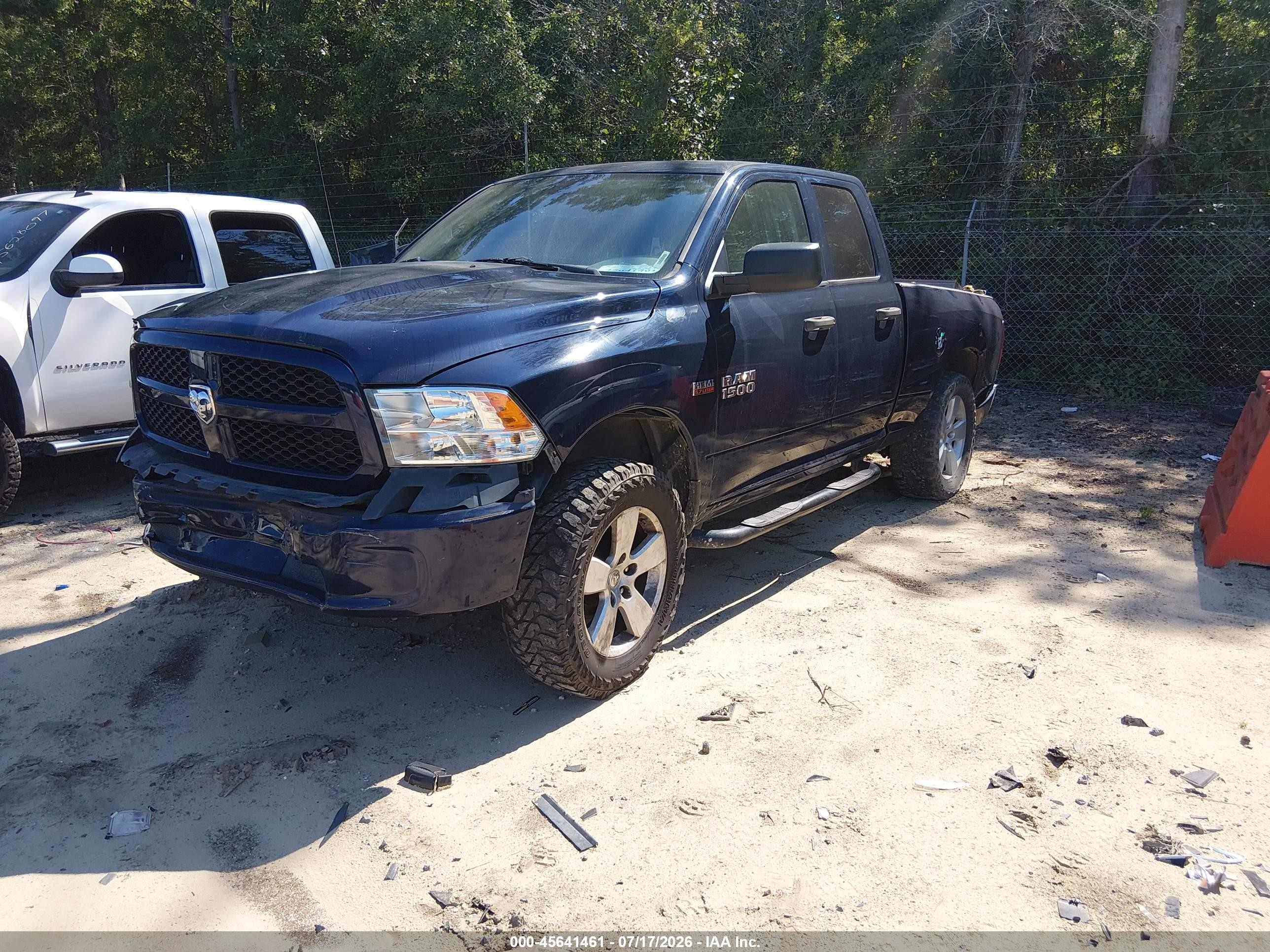 2015 Ram 1500 Tradesman Синий vin: 1C6RR7FT1FS670796