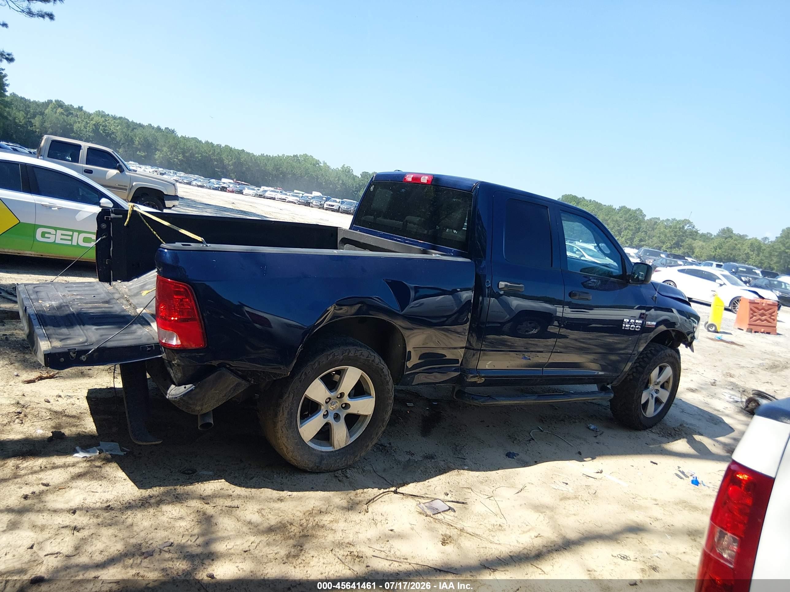 2015 Ram 1500 Tradesman Синий vin: 1C6RR7FT1FS670796