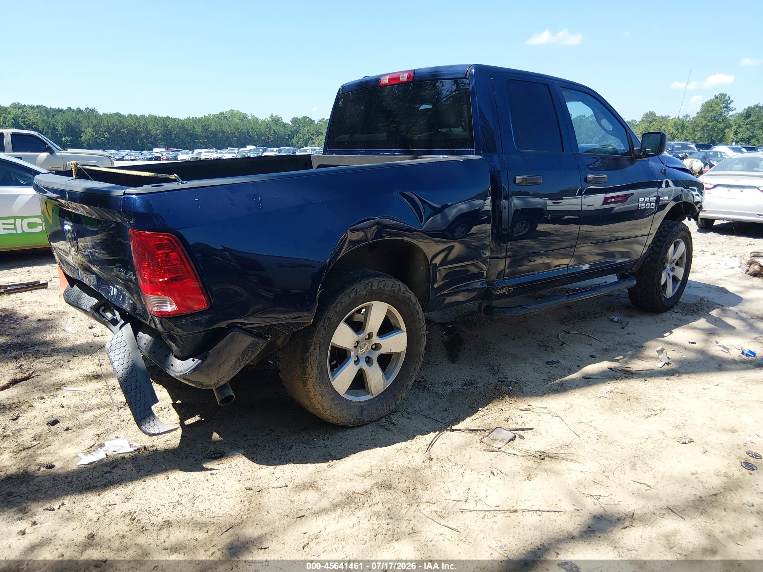 2015 Ram 1500 Tradesman Синий vin: 1C6RR7FT1FS670796