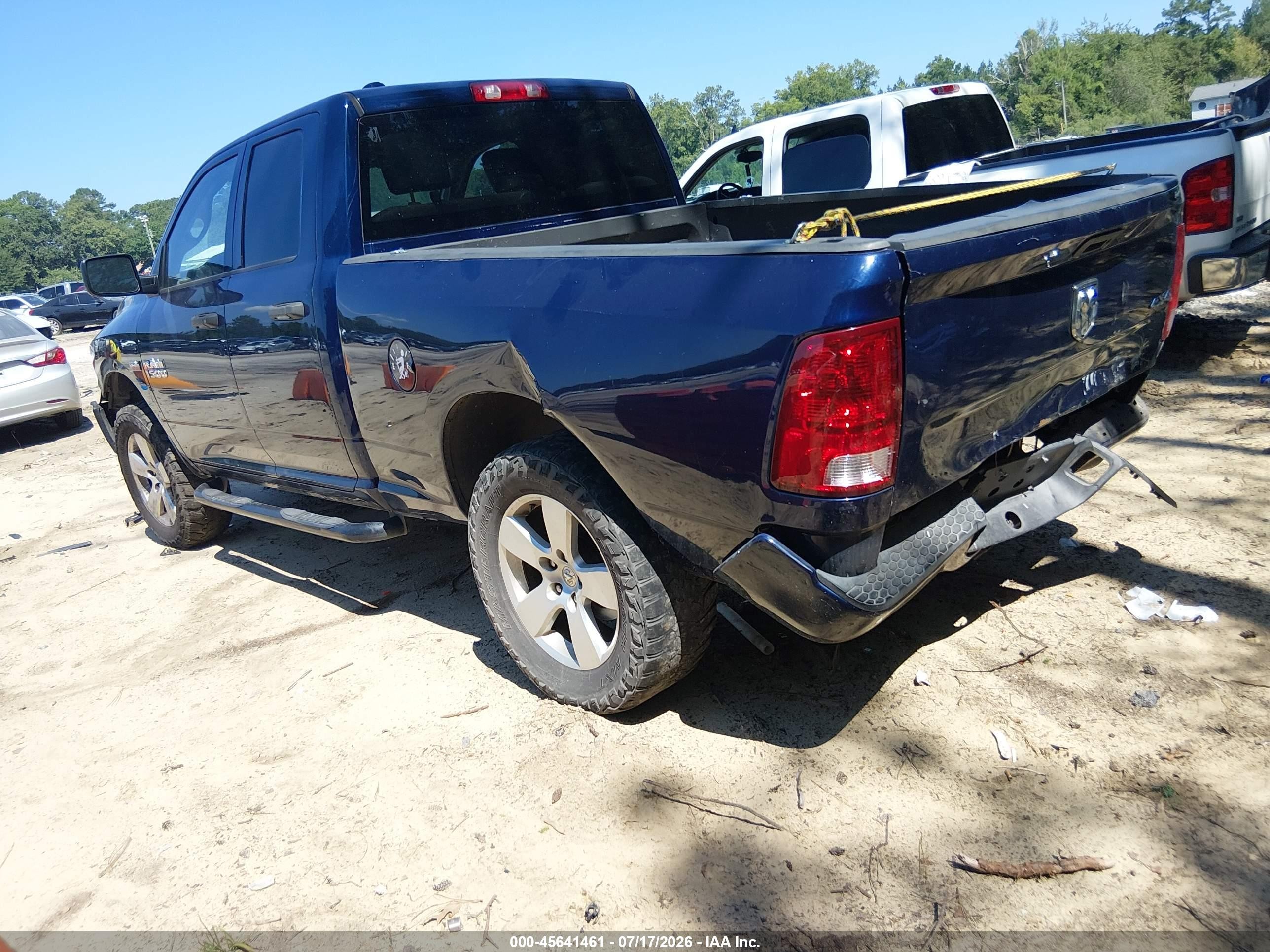 2015 Ram 1500 Tradesman Синий vin: 1C6RR7FT1FS670796
