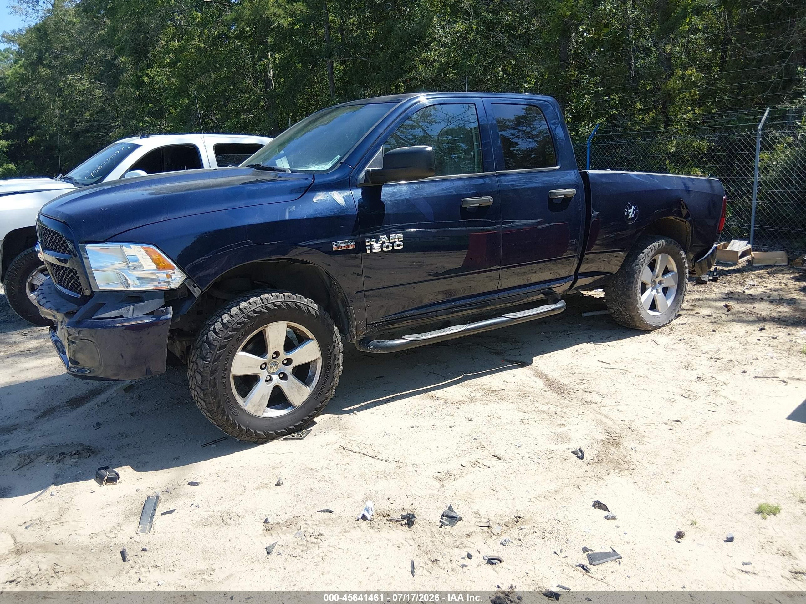 2015 Ram 1500 Tradesman Синий vin: 1C6RR7FT1FS670796