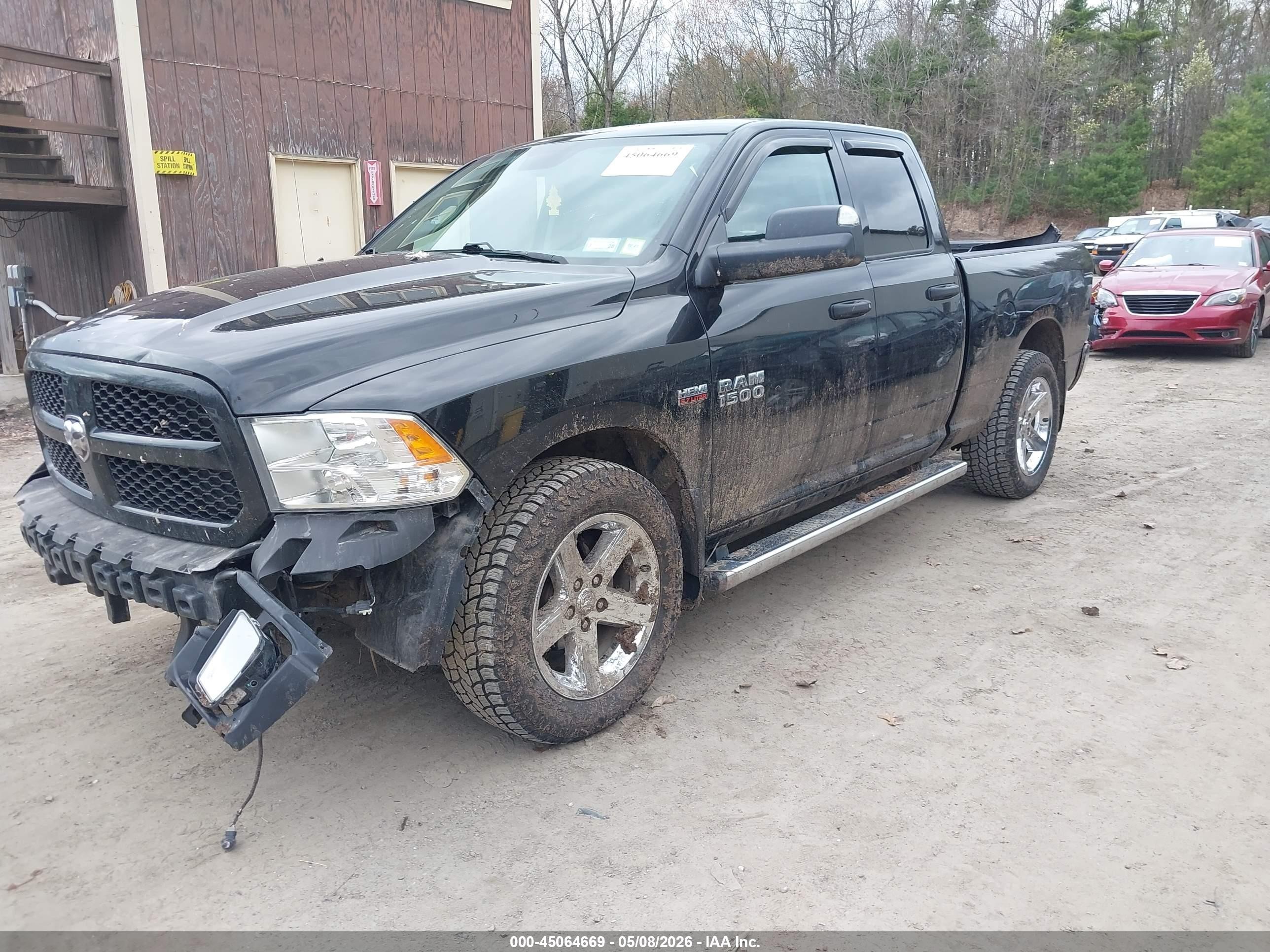 2016 Ram 1500 Express Черный vin: 1C6RR7FT1GS311532