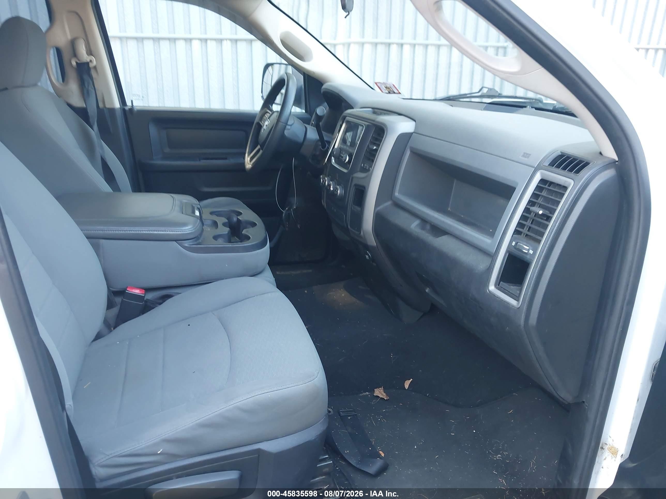 2013 Ram 1500 Express White vin: 1C6RR7FT2DS506891