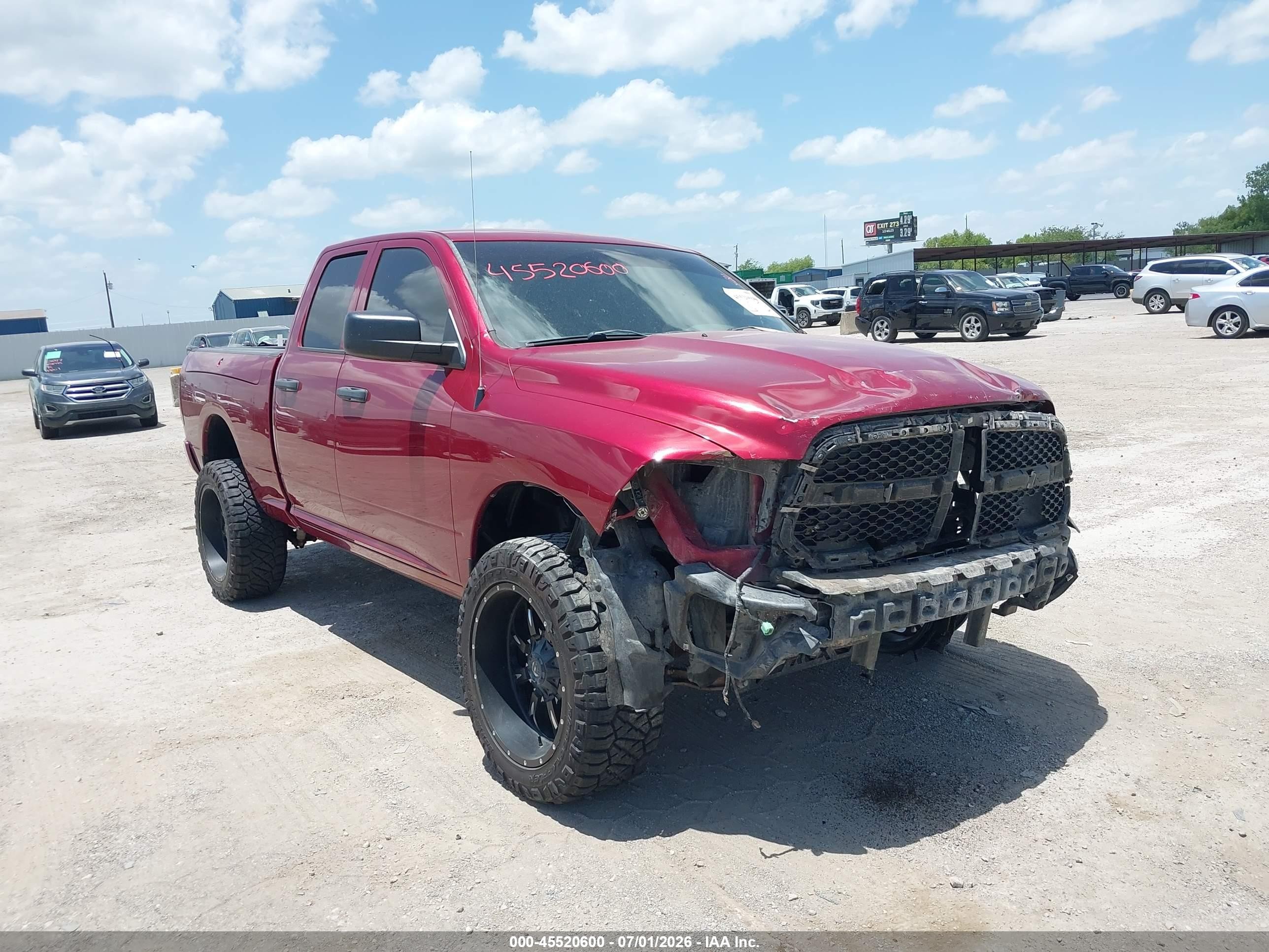 2014 Ram 1500 Express Red vin: 1C6RR7FT2ES174288