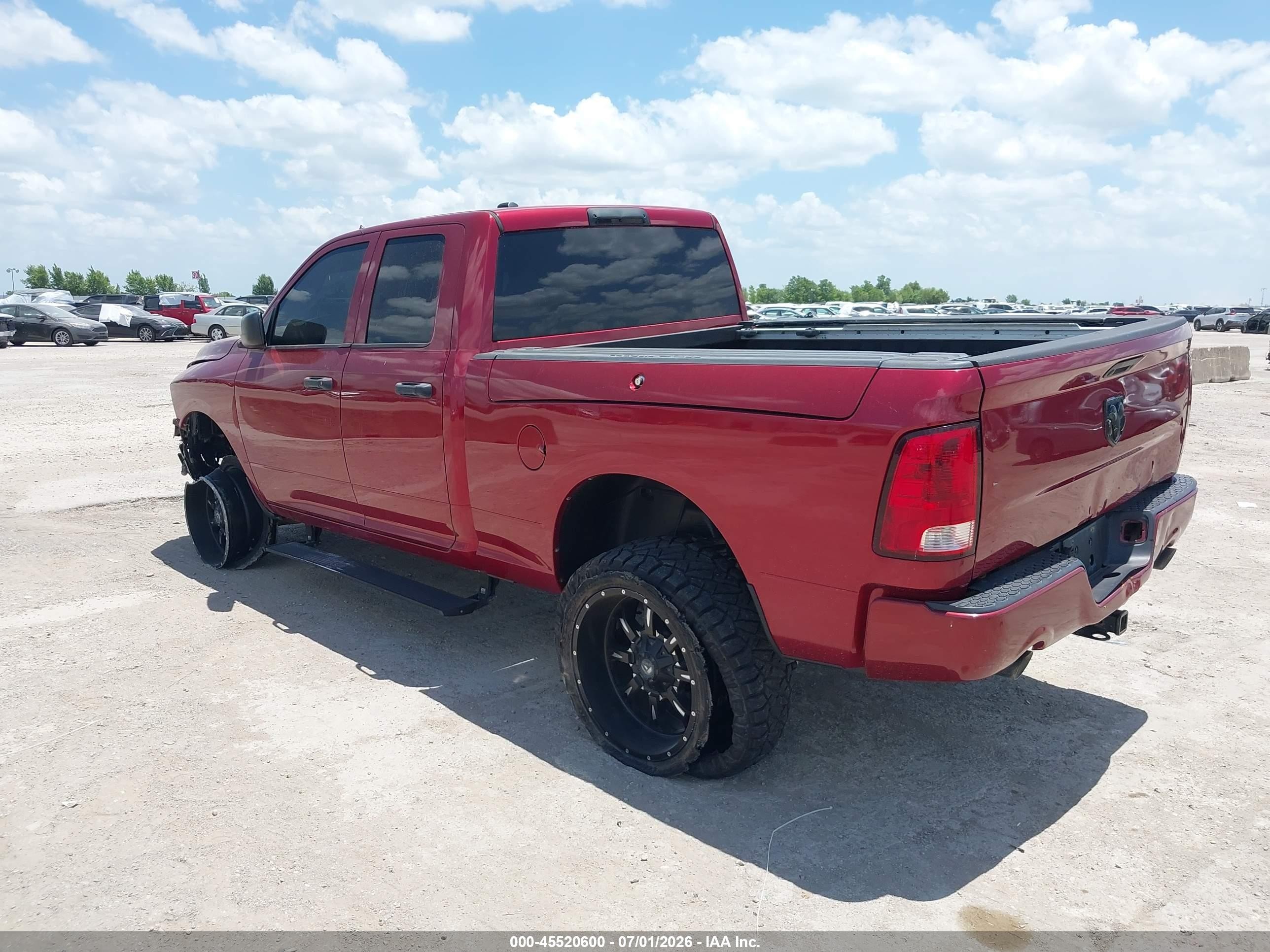 2014 Ram 1500 Express Red vin: 1C6RR7FT2ES174288