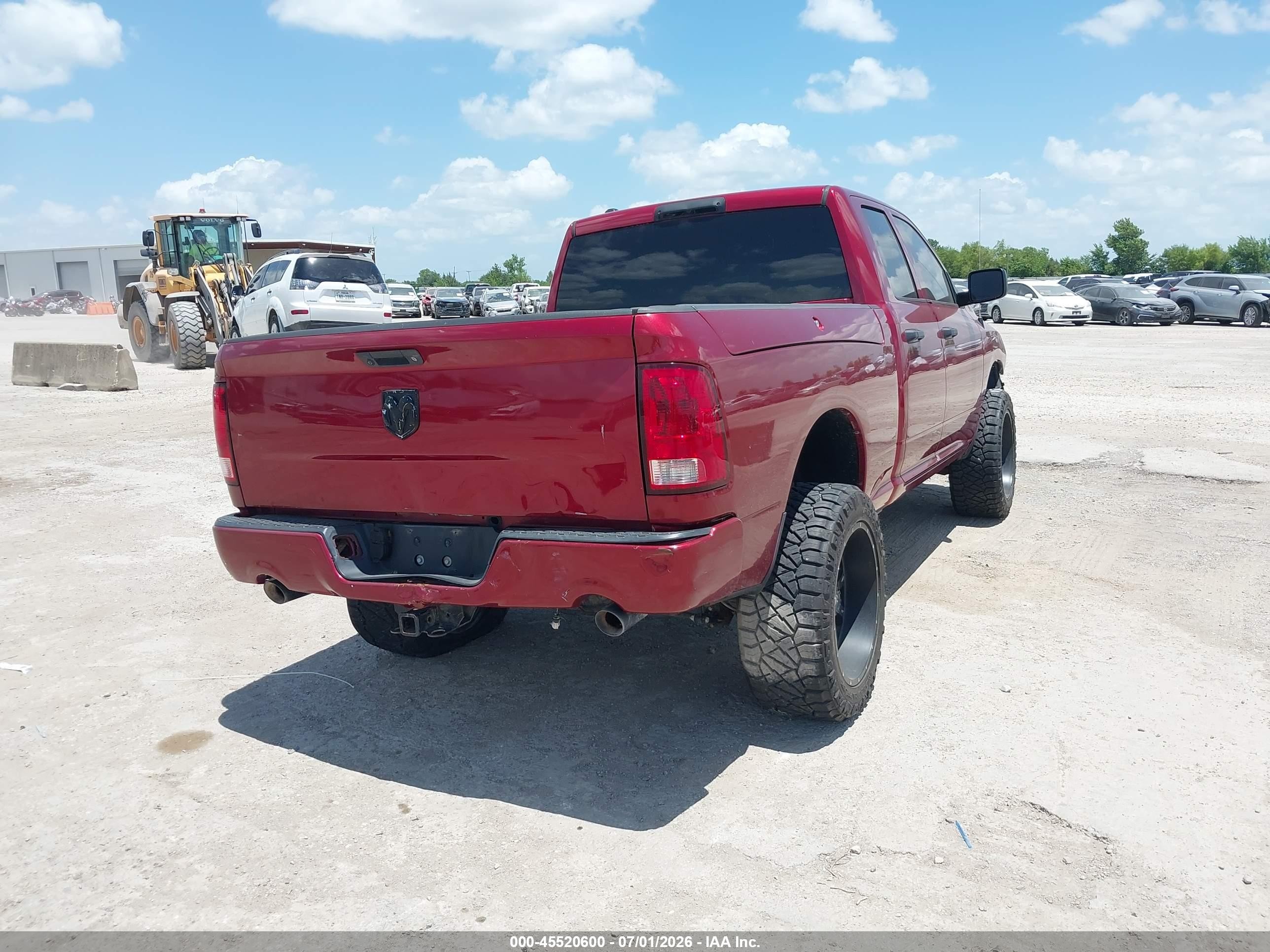 2014 Ram 1500 Express Red vin: 1C6RR7FT2ES174288