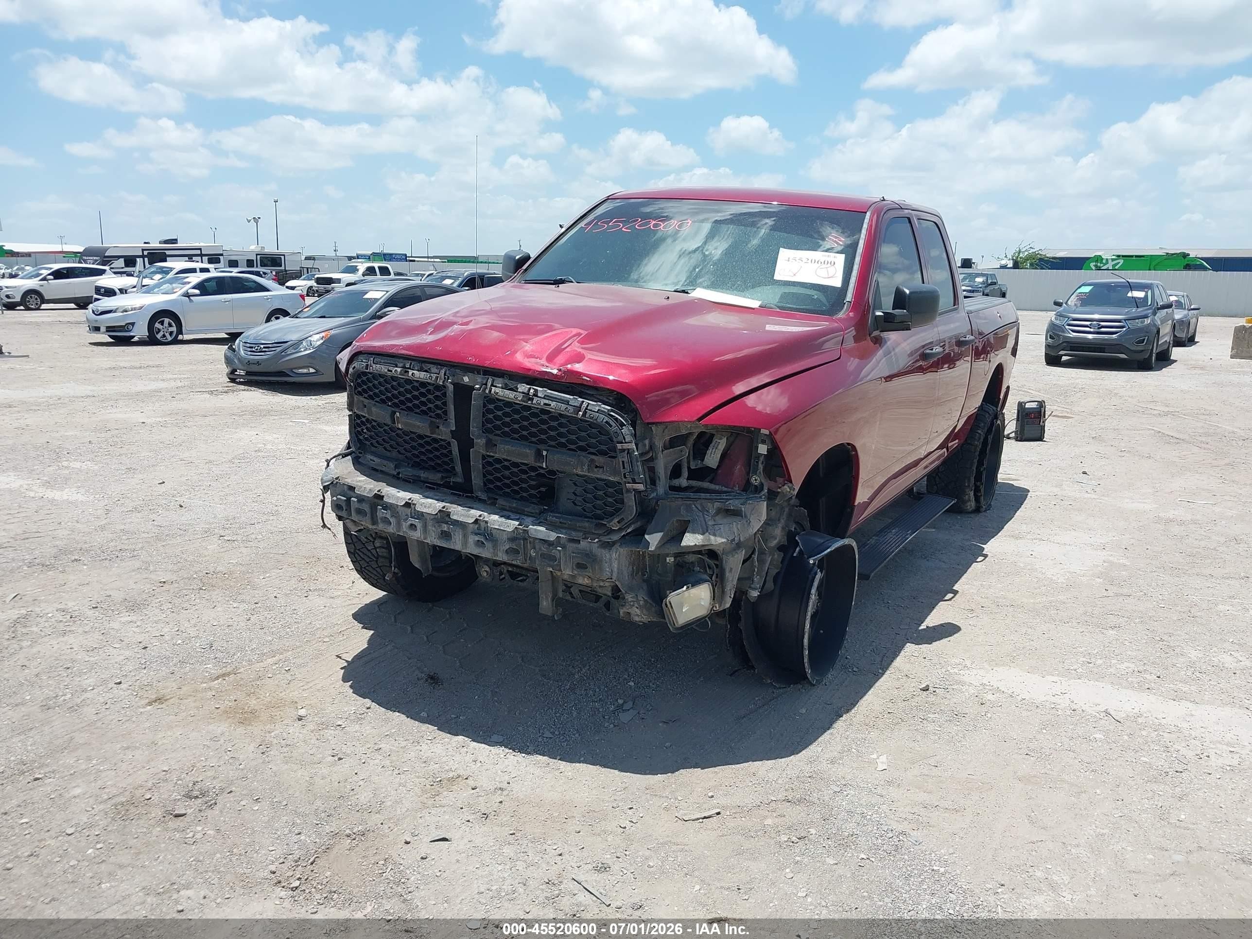 2014 Ram 1500 Express Red vin: 1C6RR7FT2ES174288