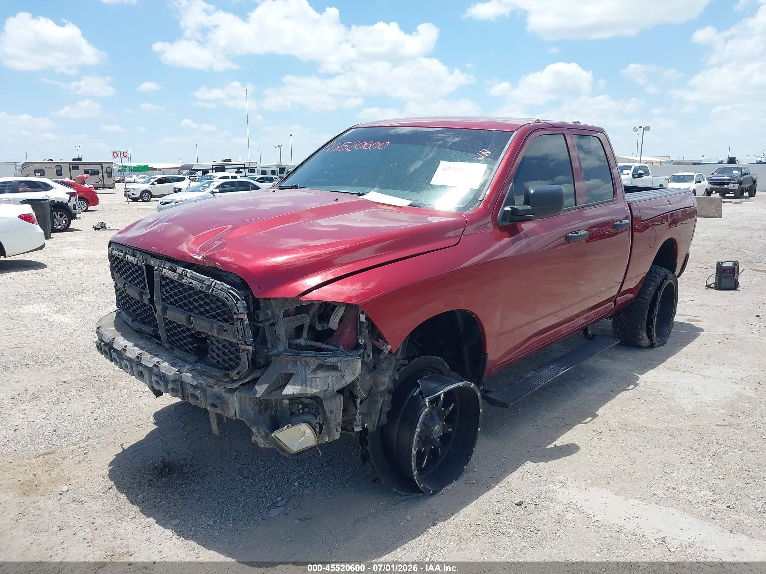 2014 Ram 1500 Express Red vin: 1C6RR7FT2ES174288