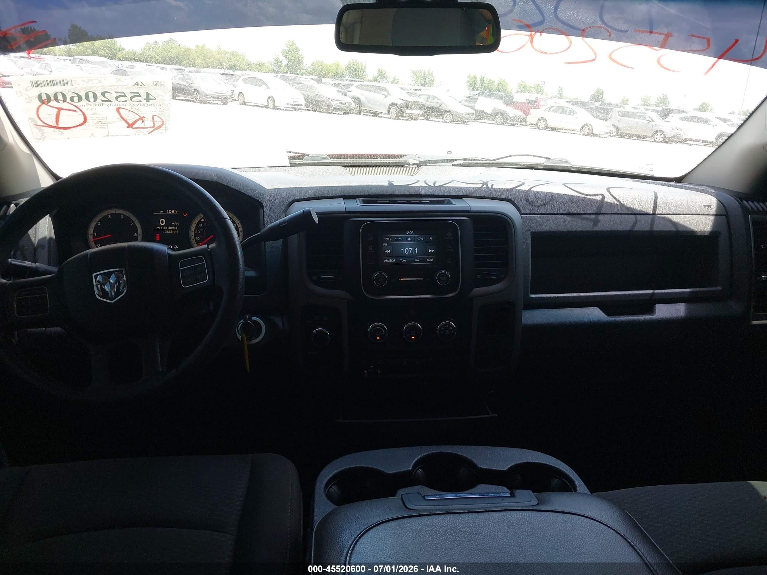 2014 Ram 1500 Express Red vin: 1C6RR7FT2ES174288