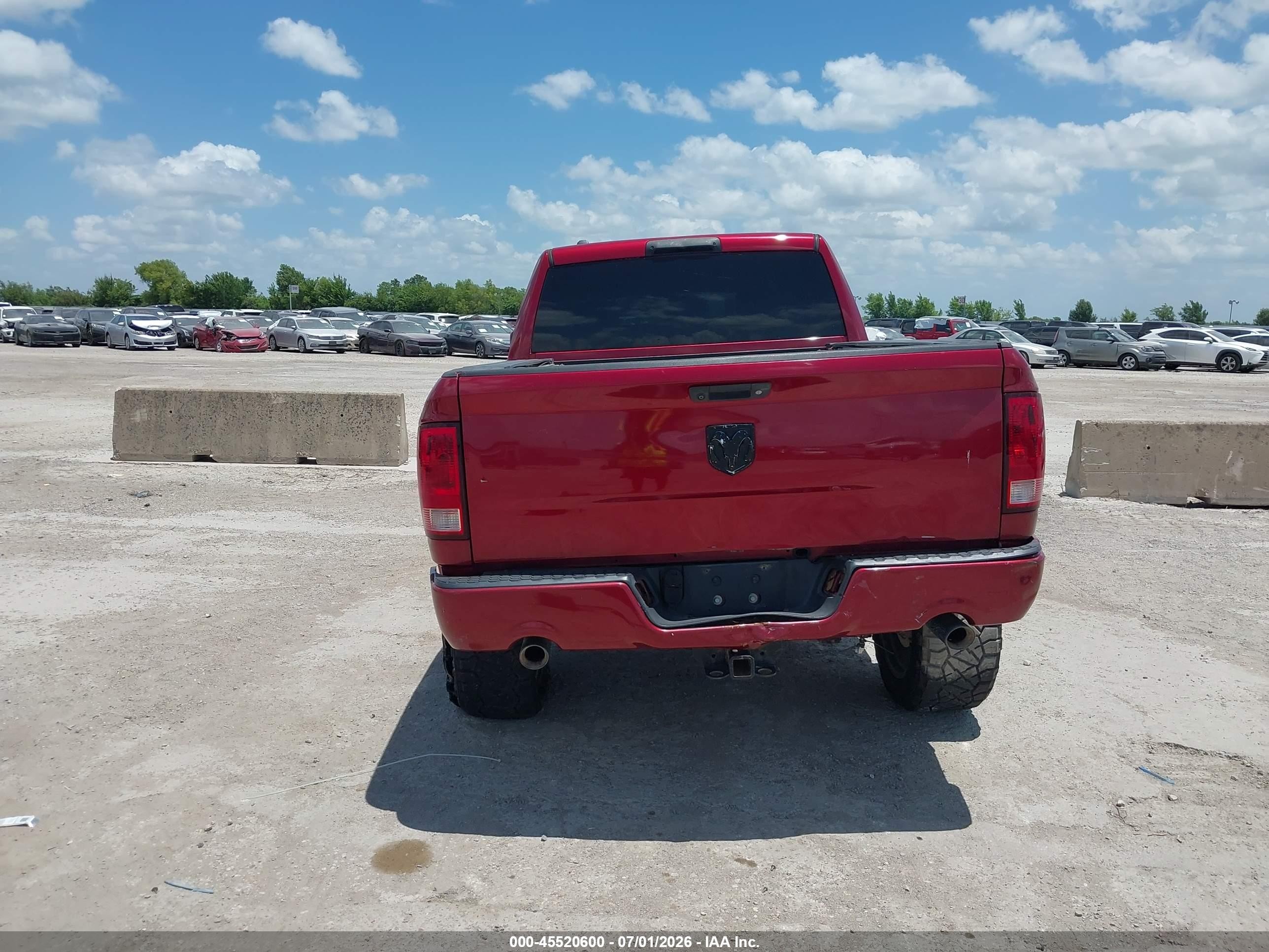 2014 Ram 1500 Express Red vin: 1C6RR7FT2ES174288