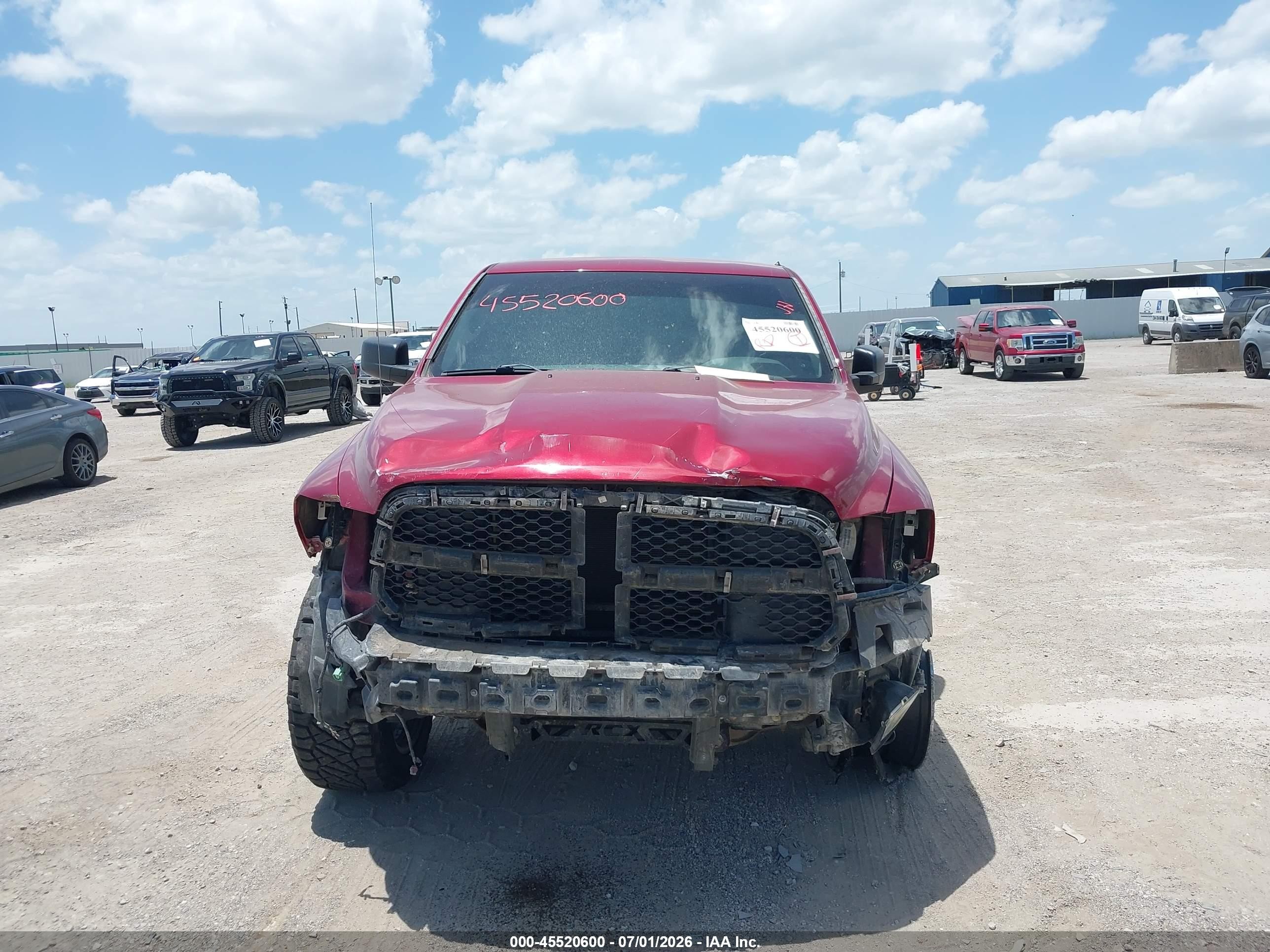 2014 Ram 1500 Express Red vin: 1C6RR7FT2ES174288
