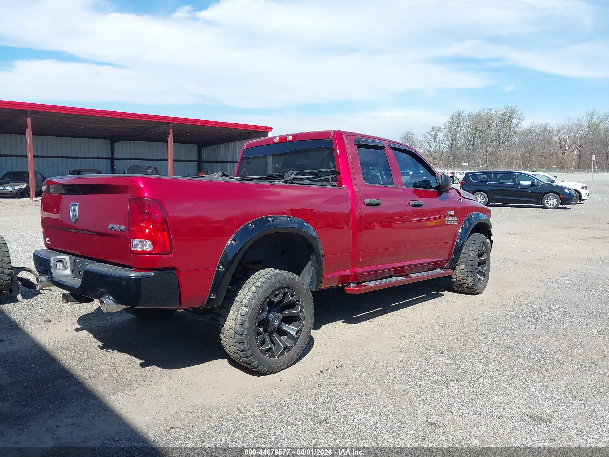 2014 Ram 1500 Express Красный vin: 1C6RR7FT2ES209637