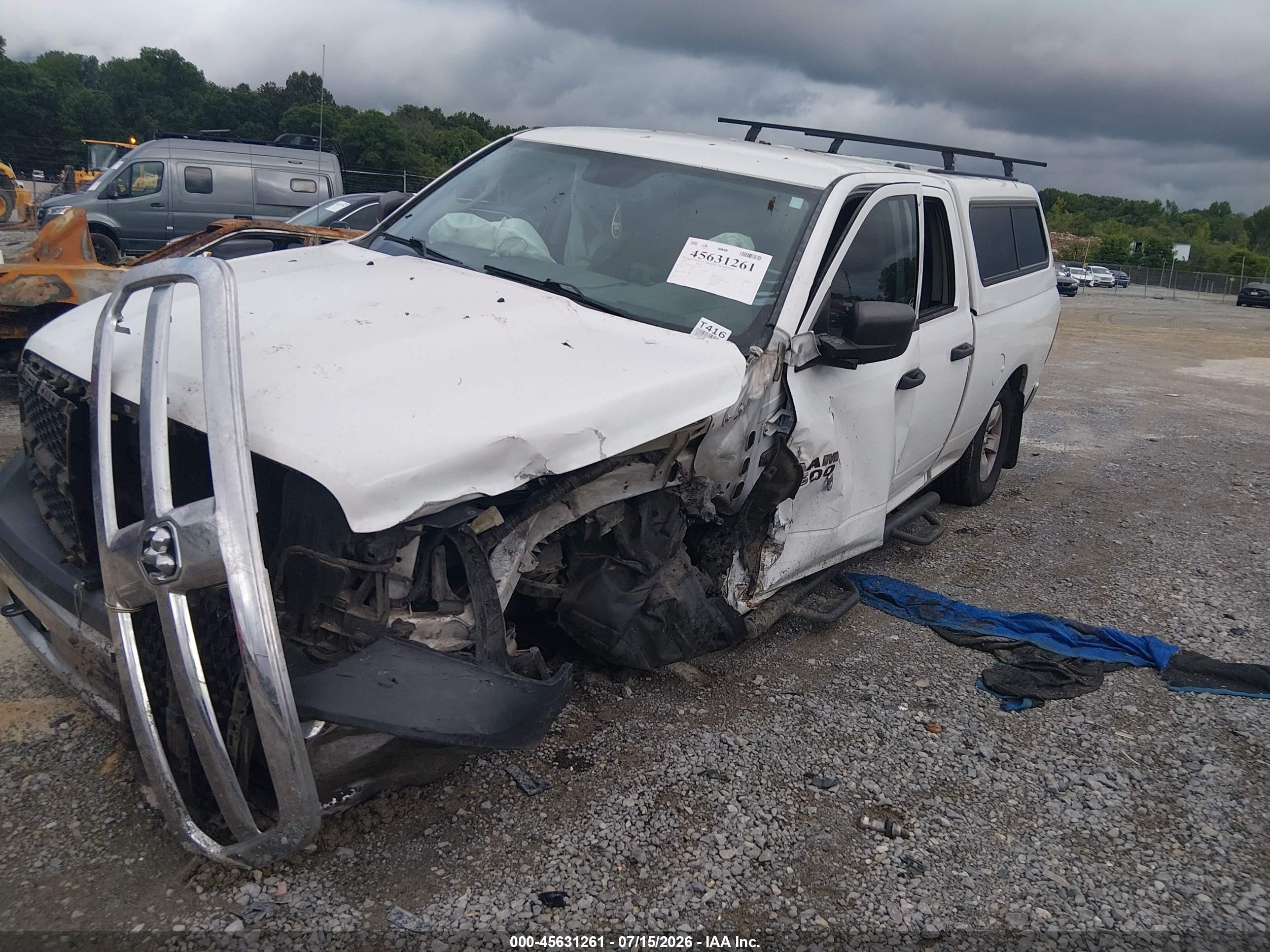 2014 Ram 1500 Tradesman White vin: 1C6RR7FT2ES219312
