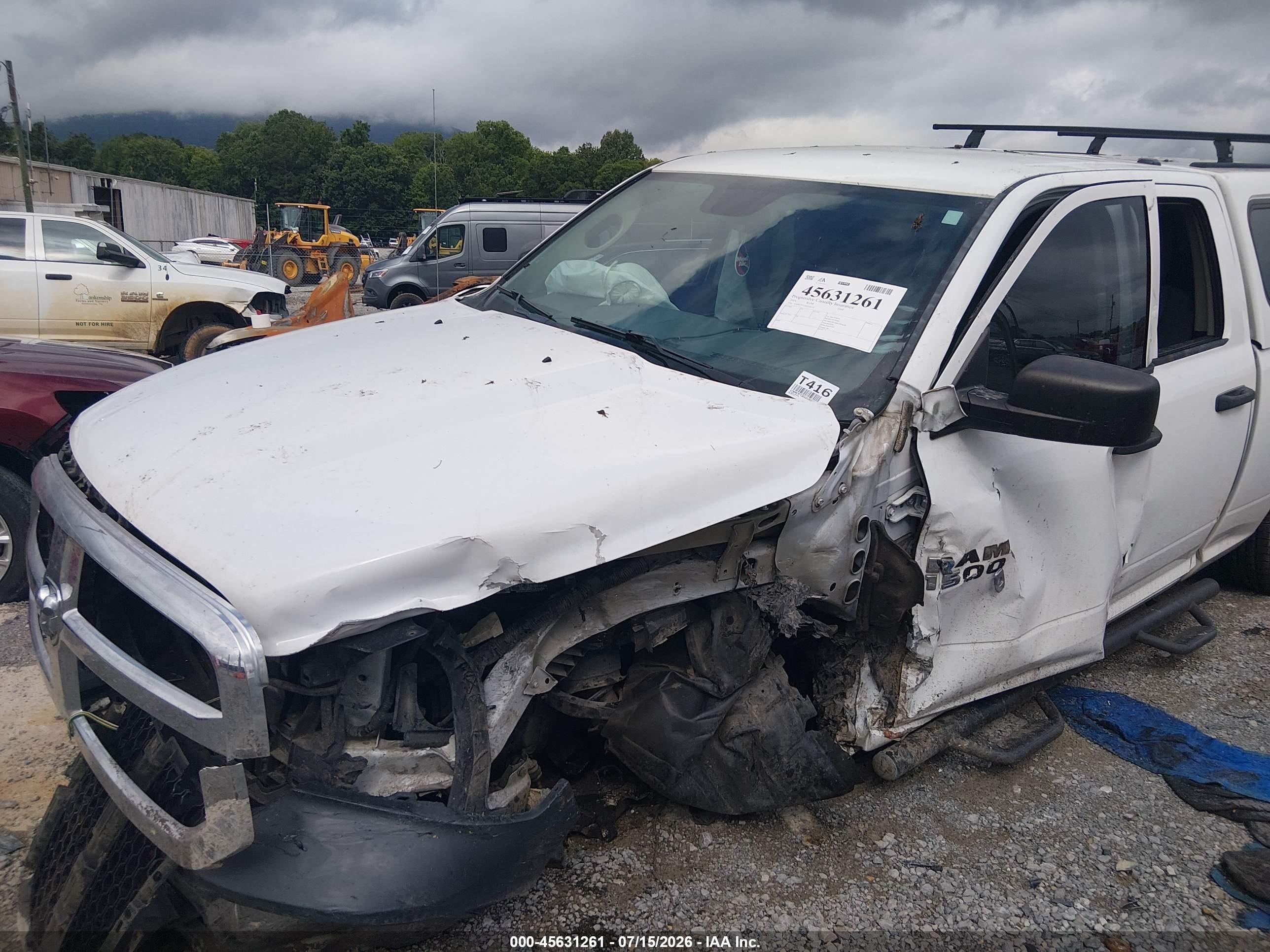 2014 Ram 1500 Tradesman White vin: 1C6RR7FT2ES219312