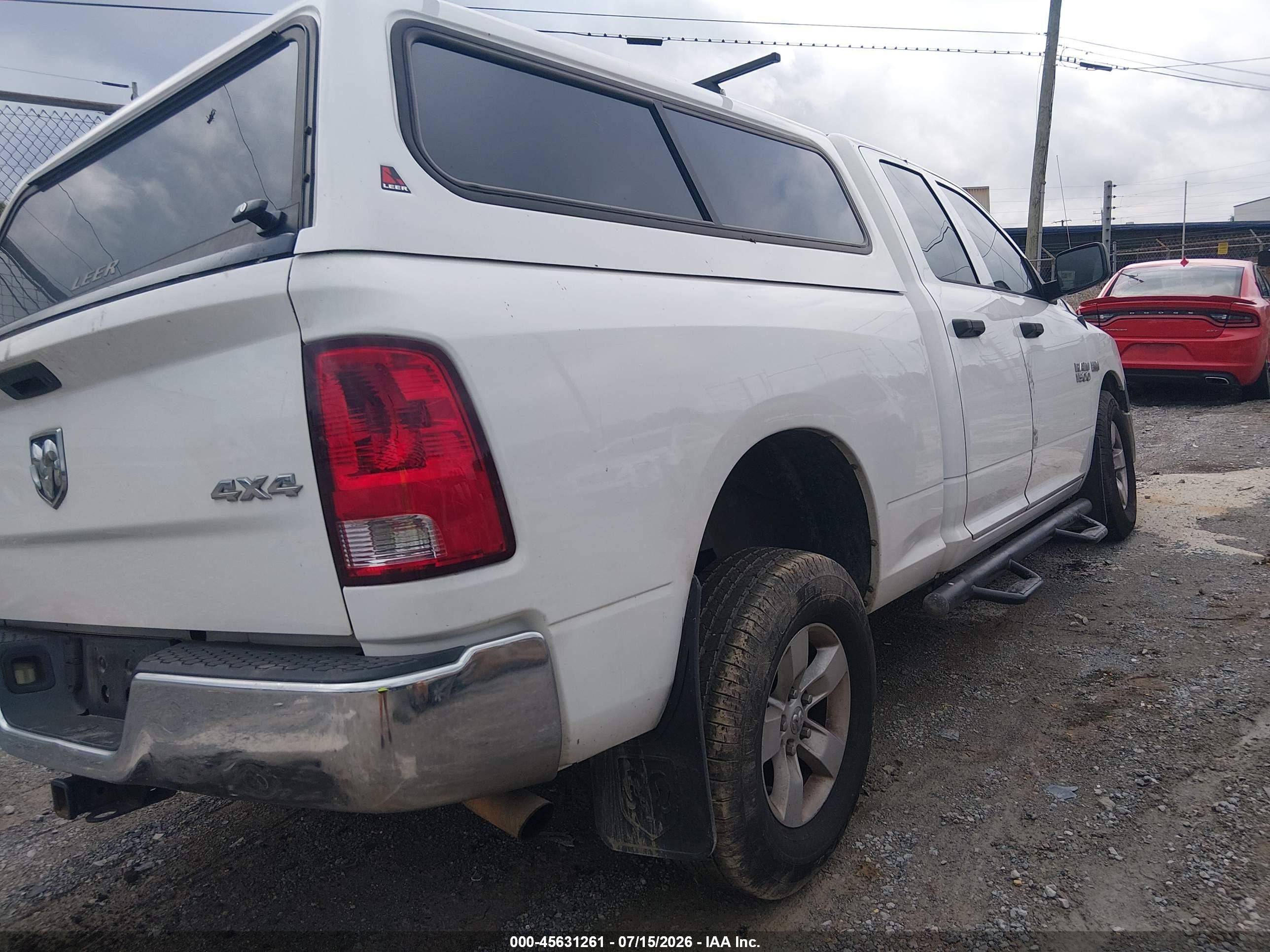 2014 Ram 1500 Tradesman White vin: 1C6RR7FT2ES219312